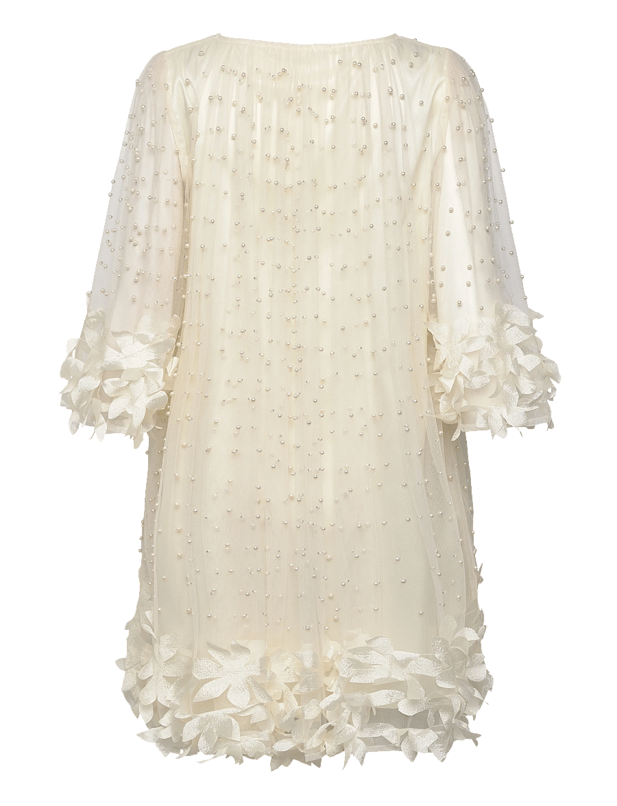 Ida Sjöstedt - RIVER BEAD DRESS - cocktailkjoler - cream white - 2