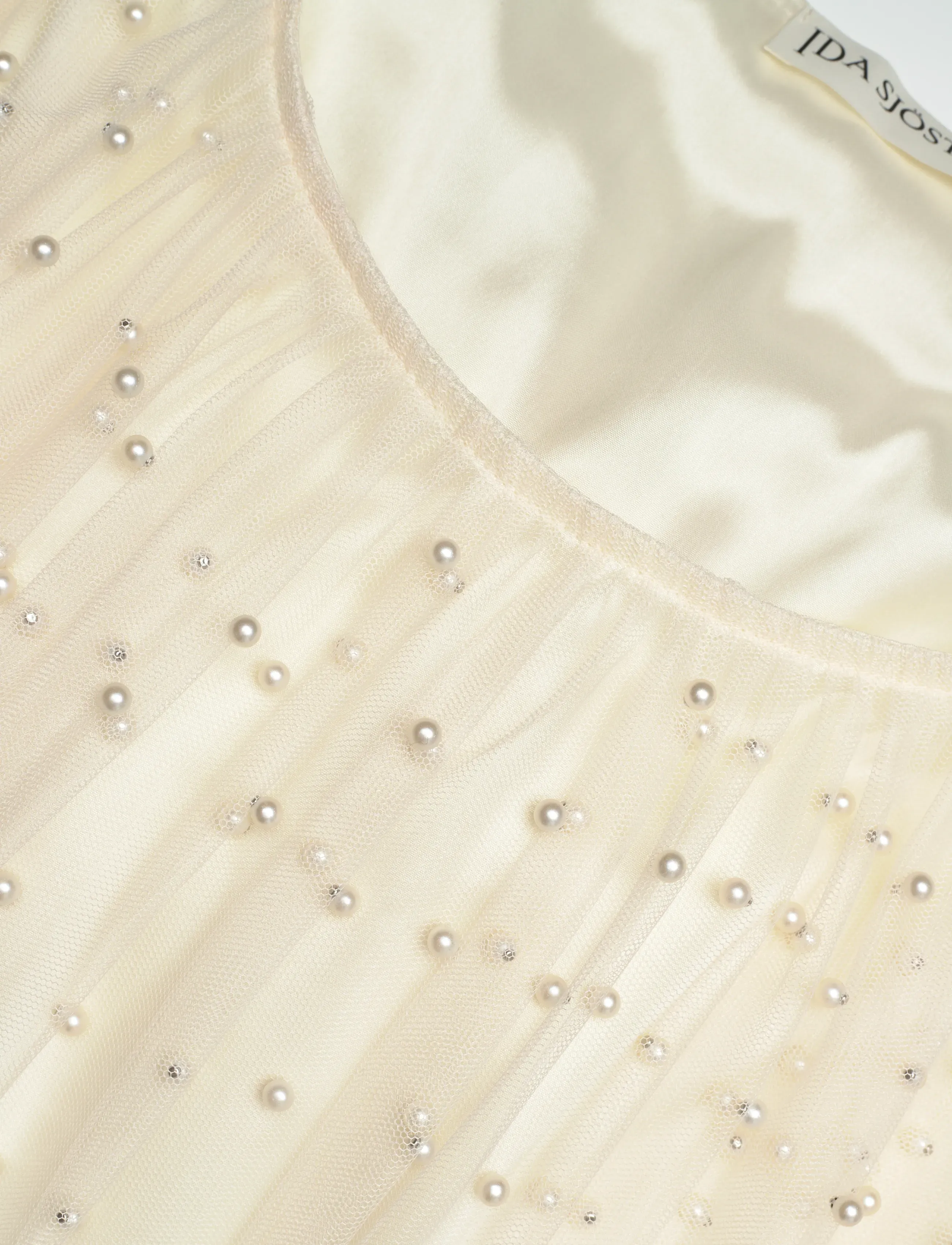 Ida Sjöstedt - RIVER BEAD DRESS - cocktail dresses - cream white - 3