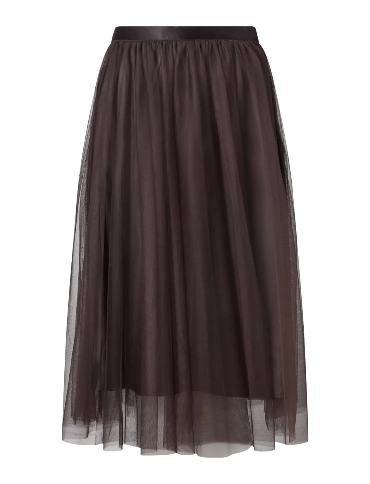 Ida Sjöstedt AIMEE SKIRT - Nederdele - DARK BROWN / brown
