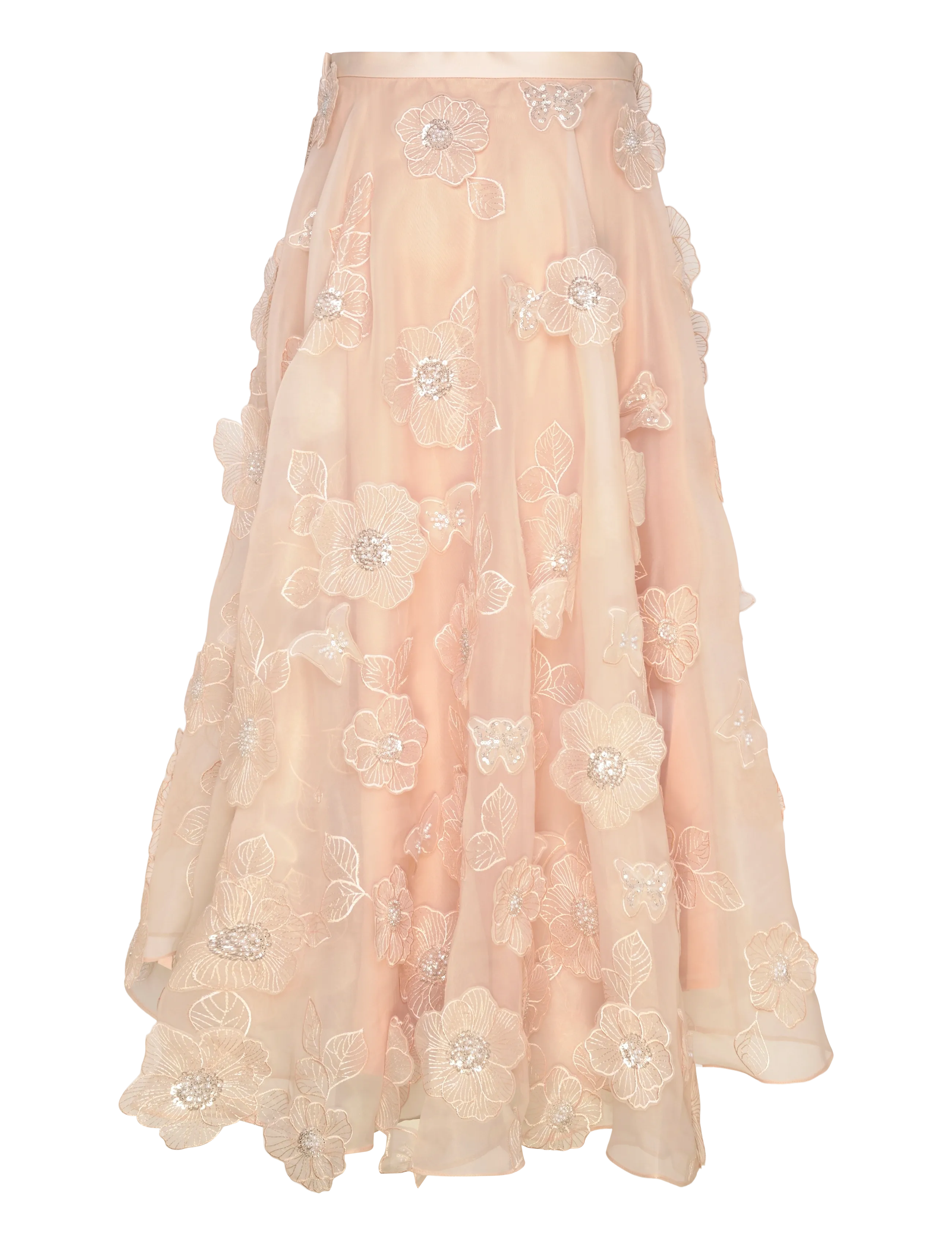 Ida Sjöstedt - ISTGARDENIA SKIRT - paillettenrokken - soft peach - 2