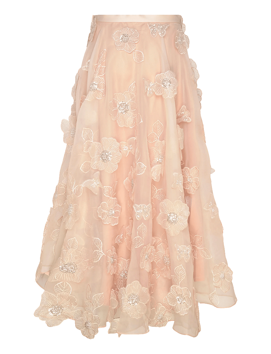 Ida Sjöstedt - ISTGARDENIA SKIRT - paillettenrokken - soft peach - 2