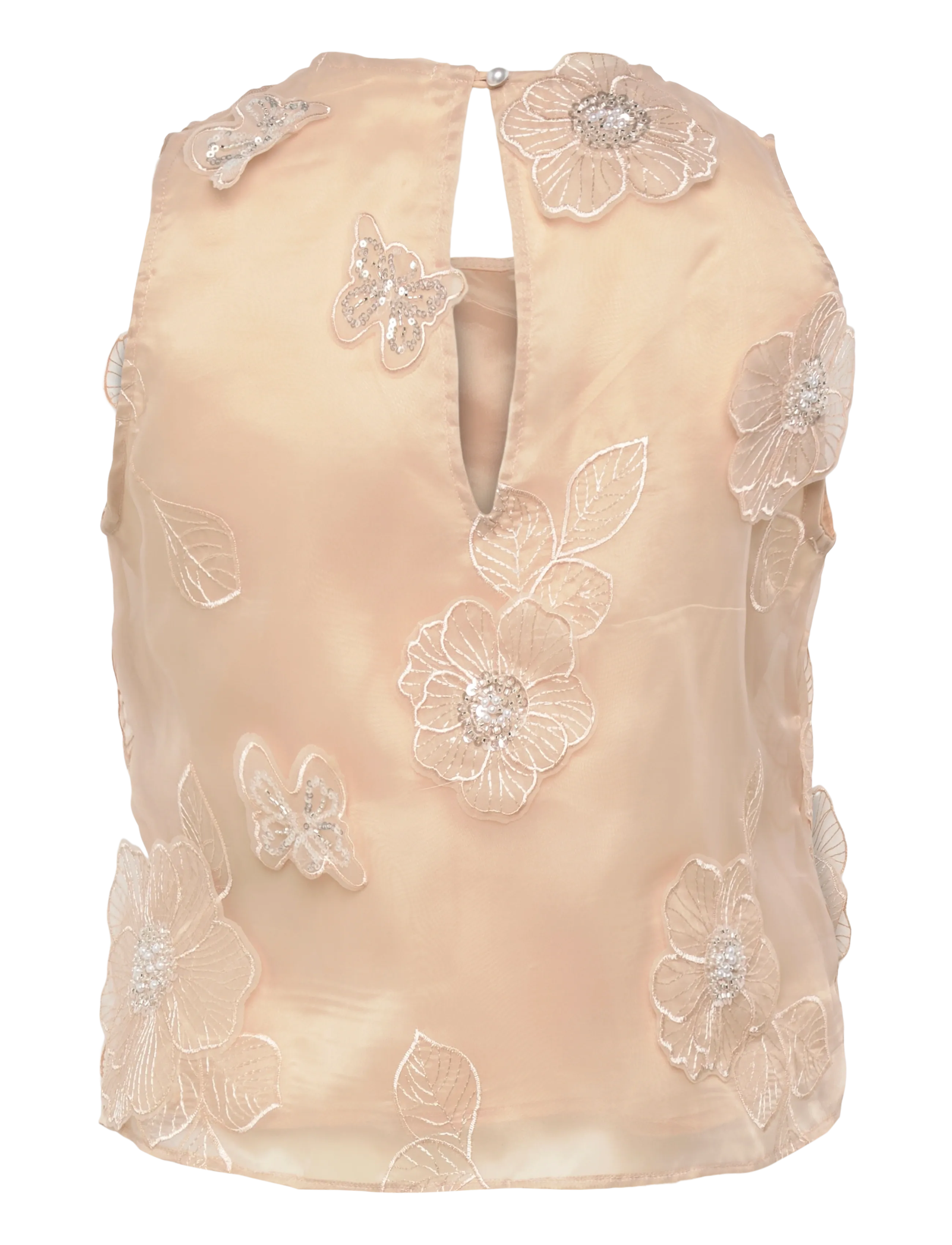 Ida Sjöstedt - ISTSARAH TOP - ermalausir toppar - soft peach - 2