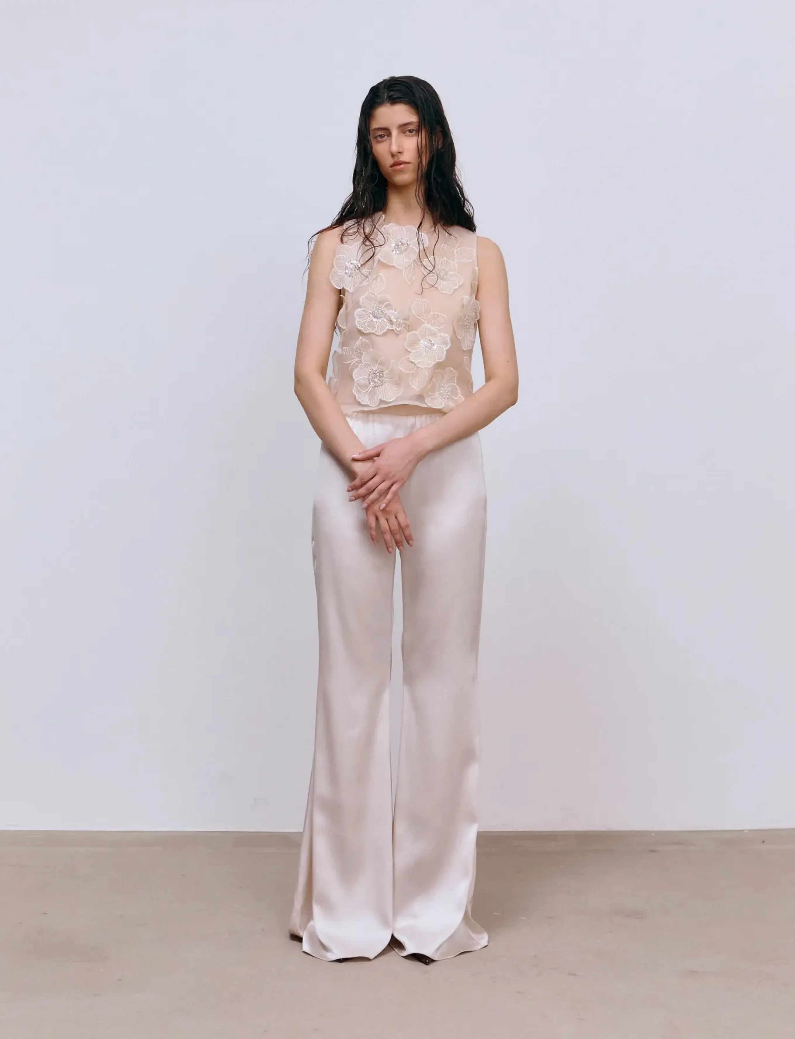 Ida Sjöstedt ISTSARAH TOP - Mouwloze tops - SOFT PEACH / coral