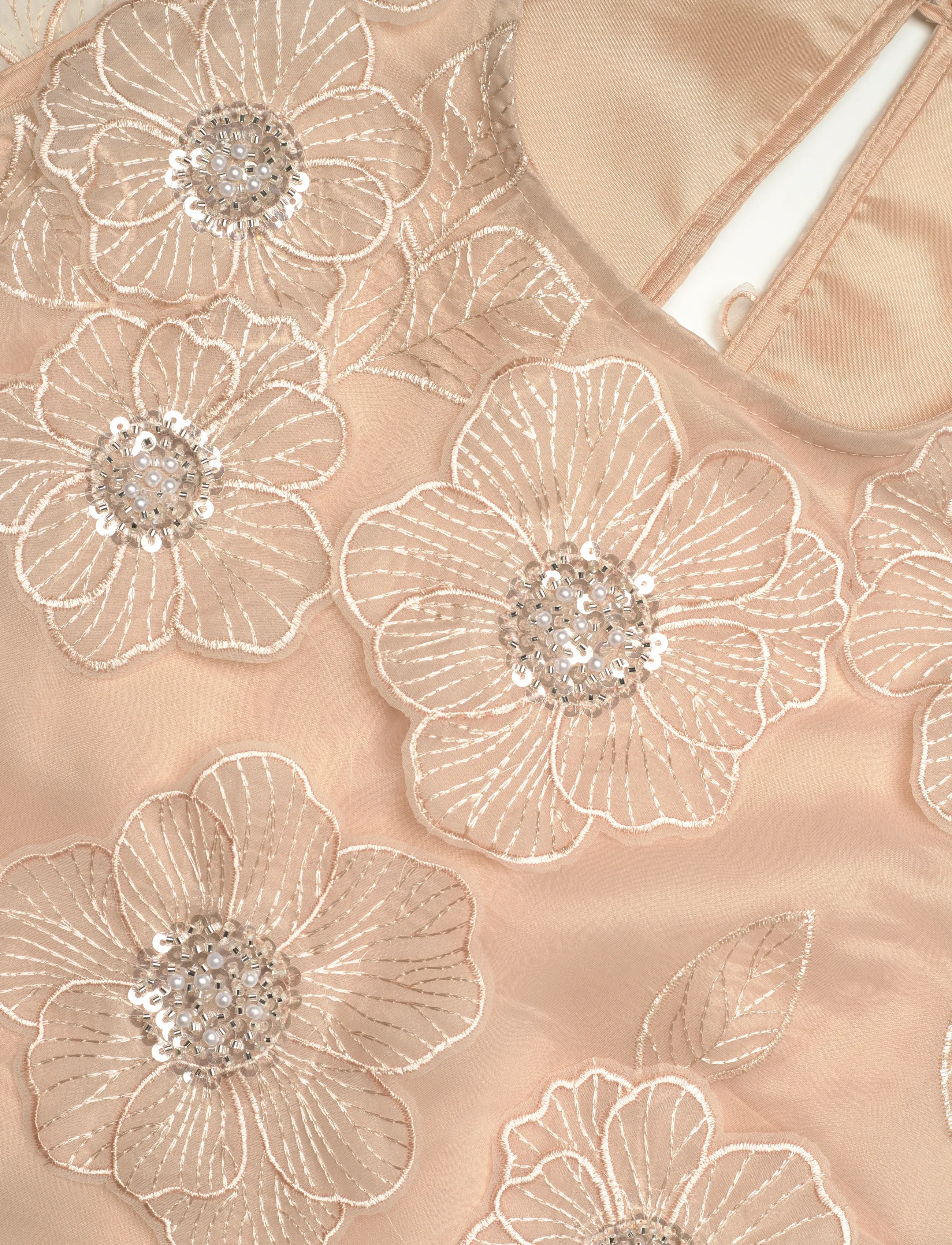 Ida Sjöstedt - ISTSARAH TOP - ermalausir toppar - soft peach - 3