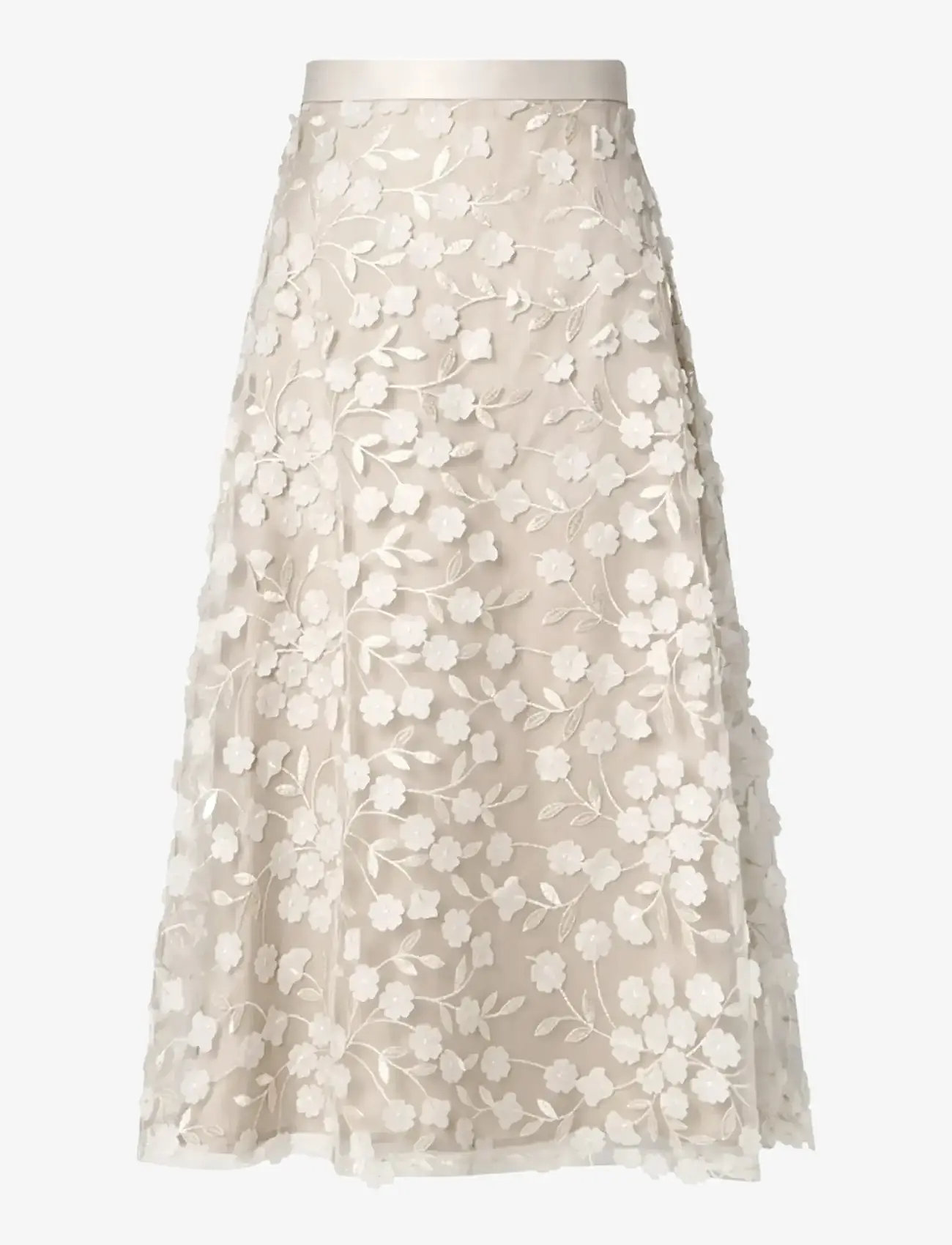 Ida Sjöstedt - ISTRAVEN SKIRT - midi nederdele - greige - 1