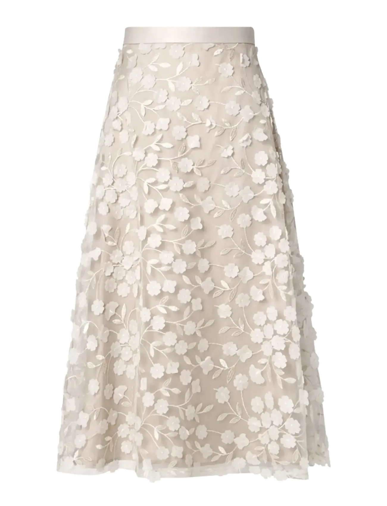 Ida Sjöstedt RAVEN SKIRT - Modern femininity - GREIGE / beige