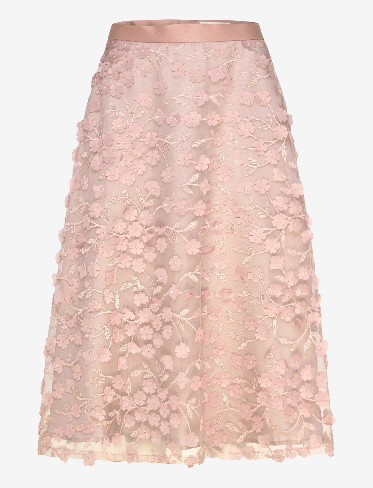 Ida Sjöstedt - ISTRAVEN SKIRT - midi nederdele - pale mink - 1