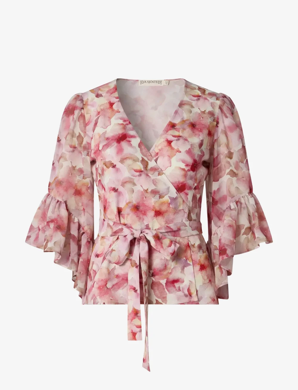 Ida Sjöstedt - HALLIE BLOUSE - kortermede bluser - coral florals - 1