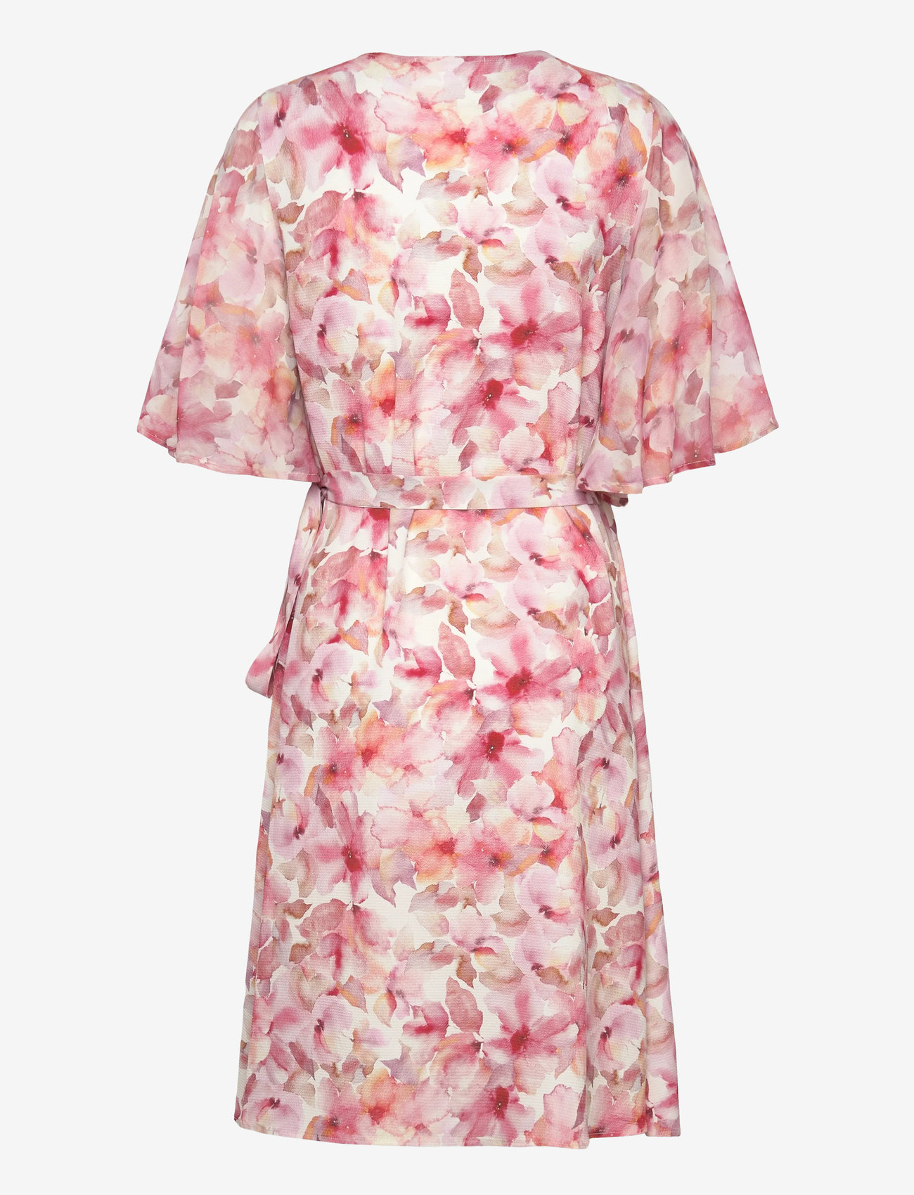 Ida Sjöstedt - PALMER DRESS - omlottklänningar - coral florals - 1