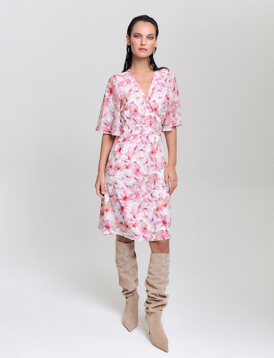 Ida Sjöstedt - PALMER DRESS - coral florals - 2