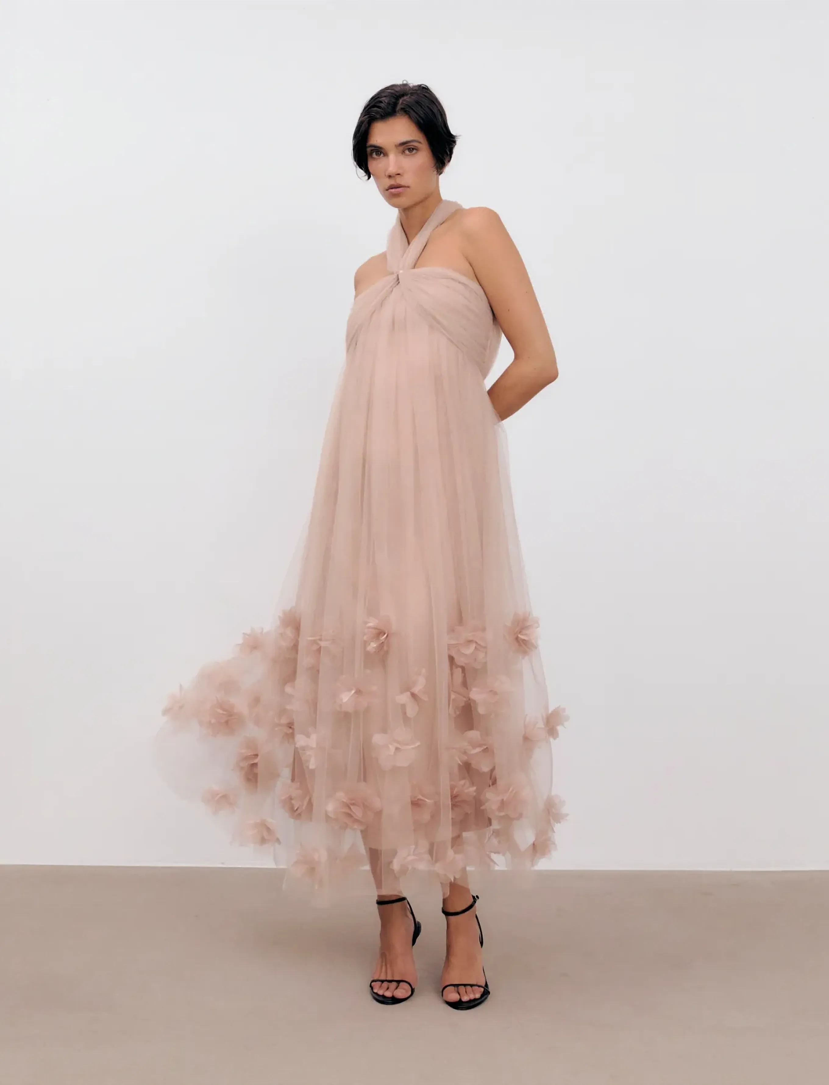 Ida Sjöstedt VALERIE DRESS - Klänningar - PALE MINK / pink/rose