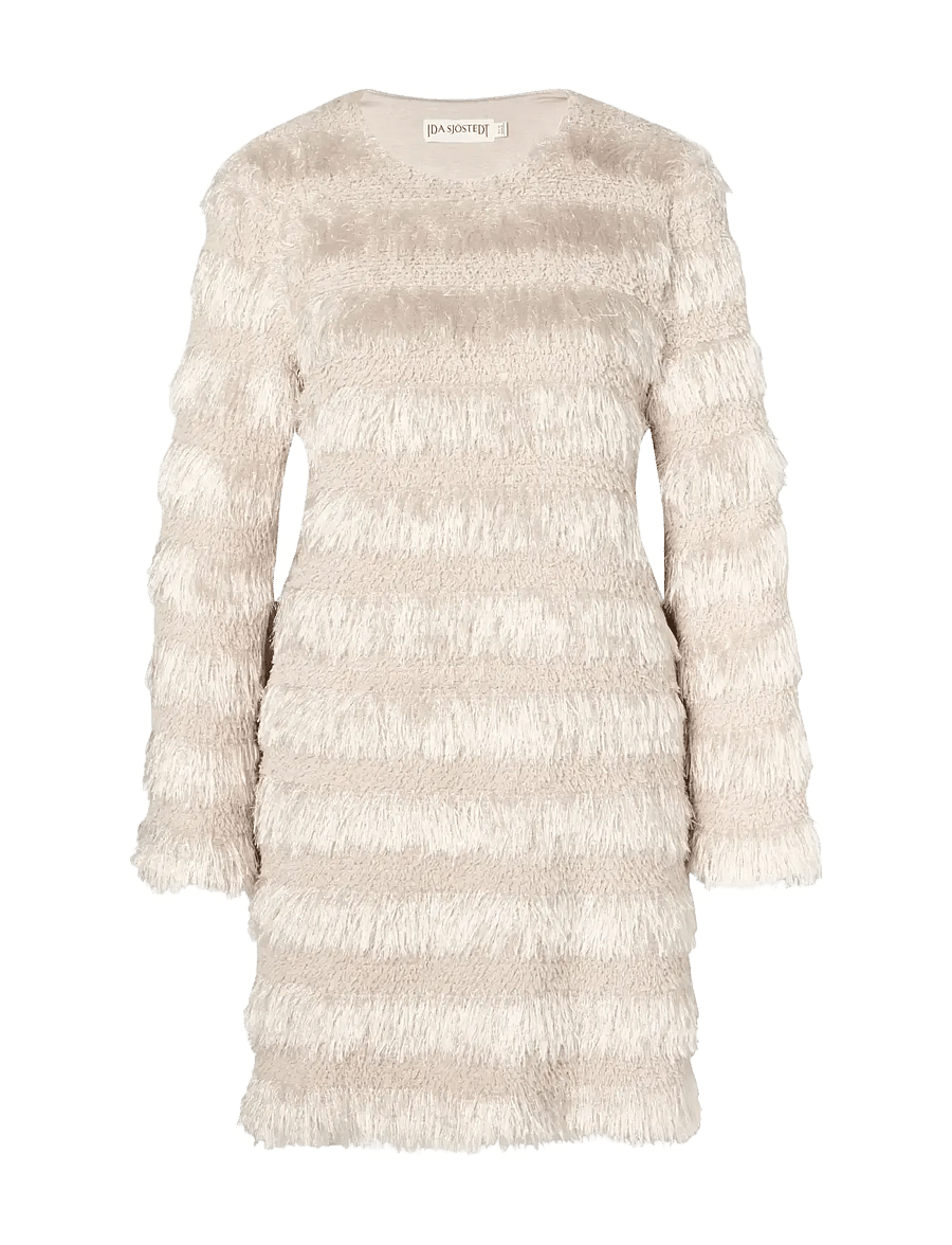 Ida Sjöstedt - SABRINA DRESS - short dresses - greige - 1
