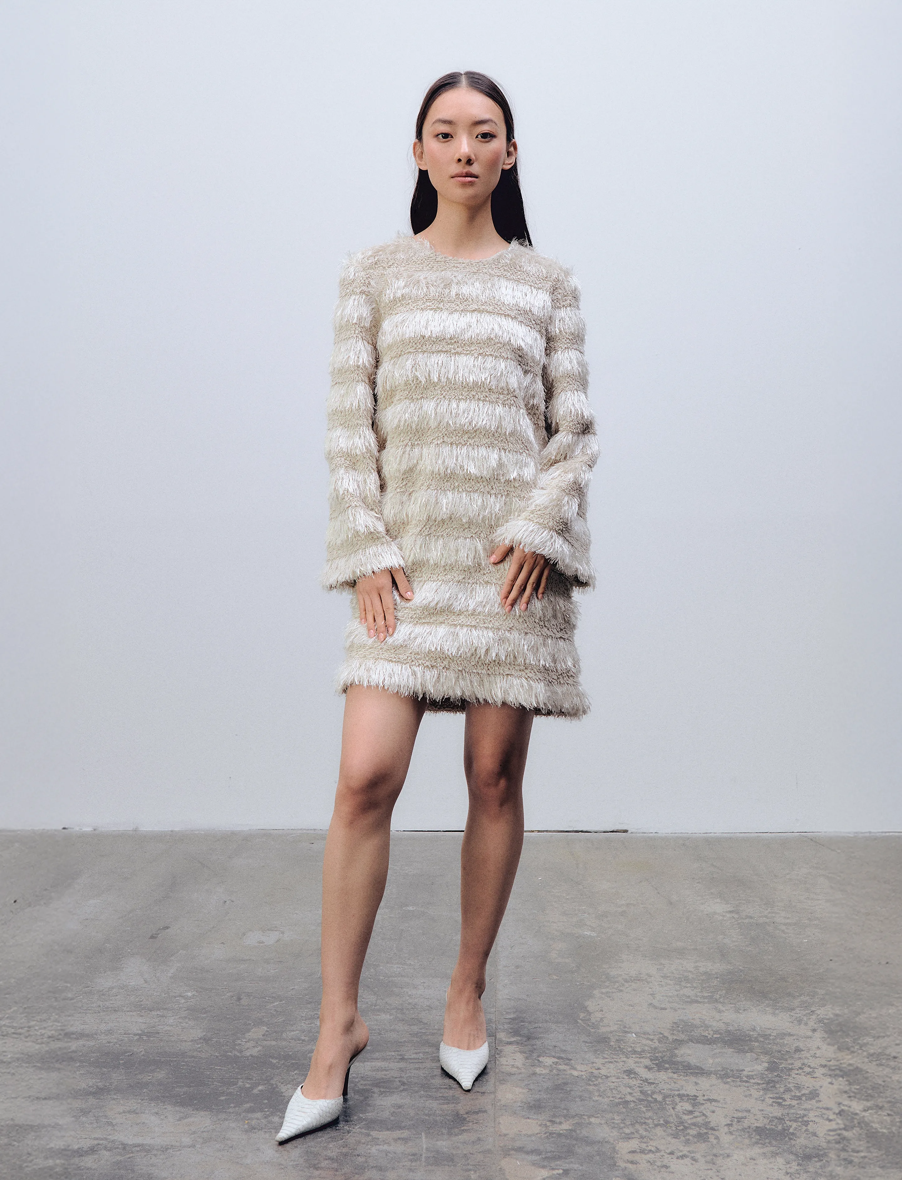 Ida Sjöstedt Sabrina Dress, 34, Beige, Kjoler > Kort Kjole, Dame