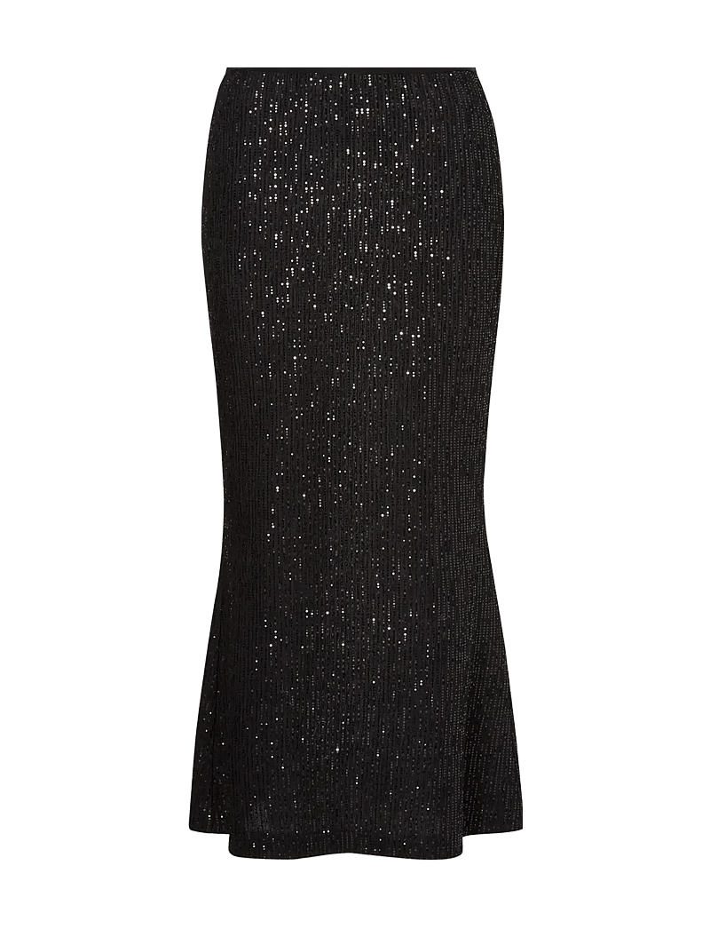 Ida Sjöstedt - ARIANA SKIRT - paljettkjolar - black shimmer - 1