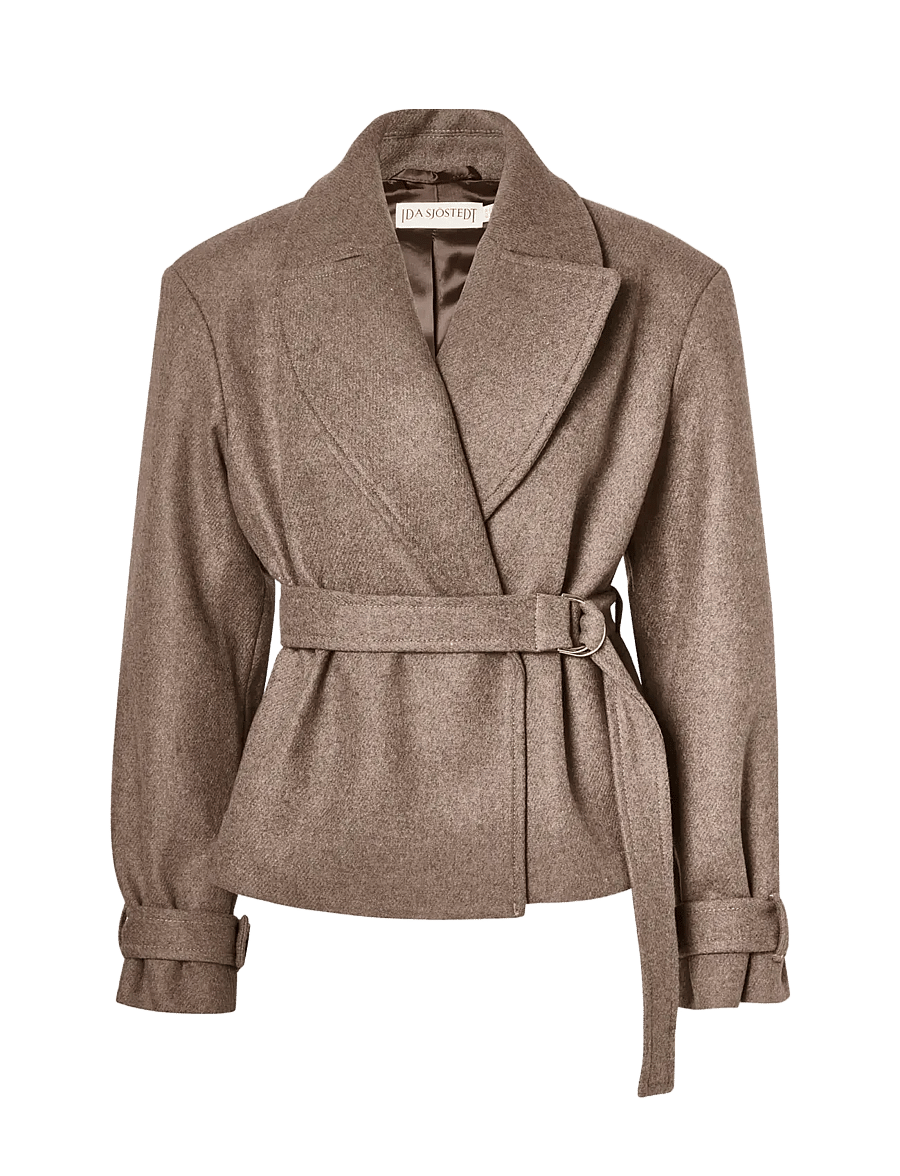 Ida Sjöstedt - ADDISON JACKET - wool jackets - light brown - 1