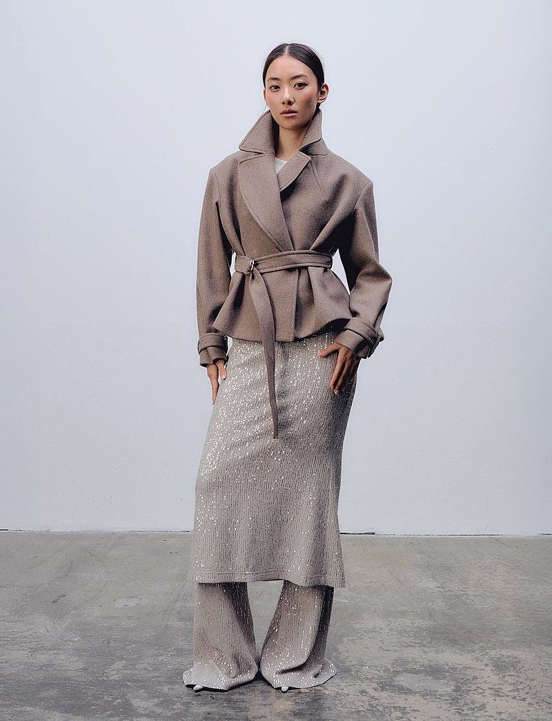 Ida Sjöstedt - ADDISON JACKET - jakid ja mantlid - light brown - 0