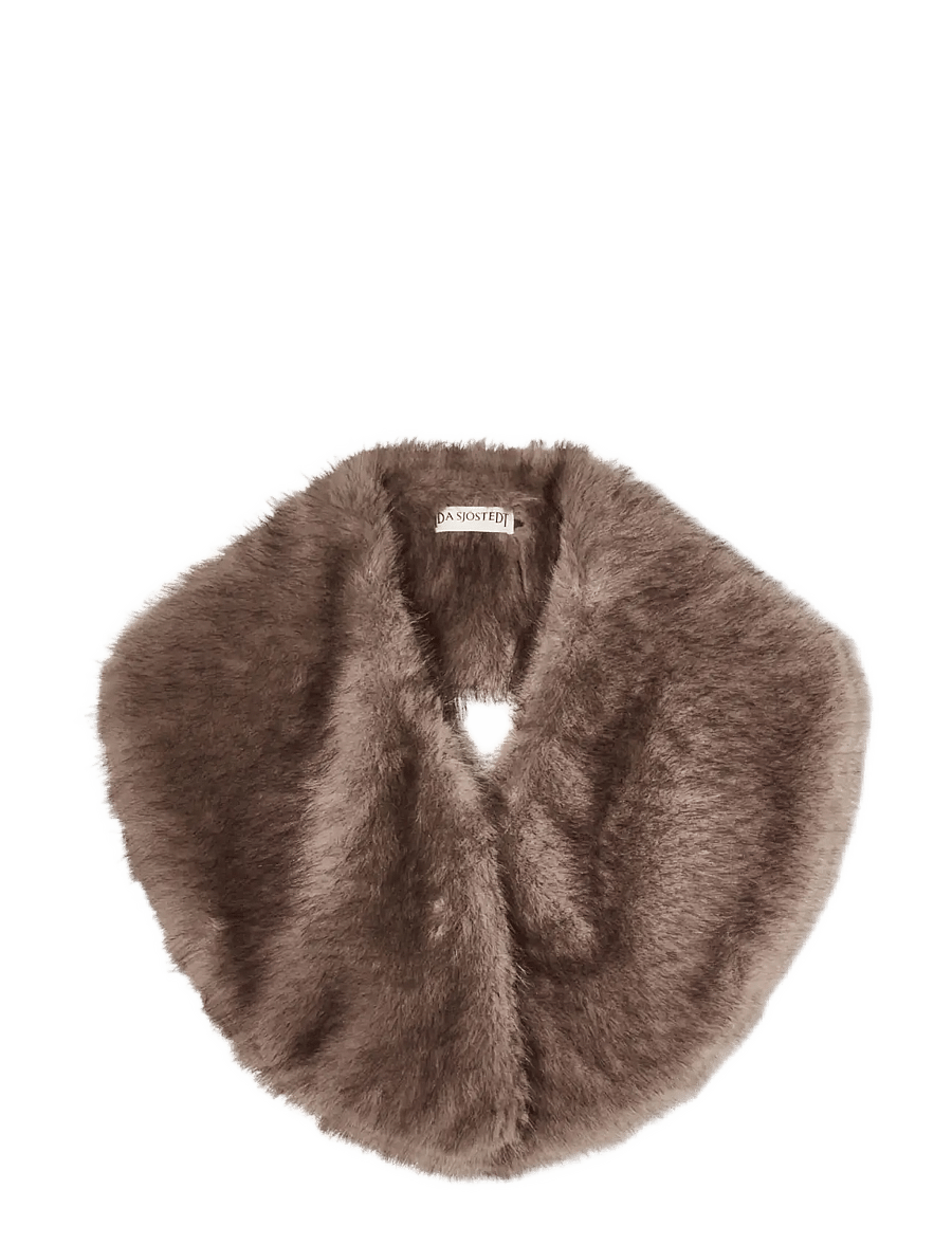 Ida Sjöstedt - LUCKY FUR COLLAR - modetrends - light brown - 1