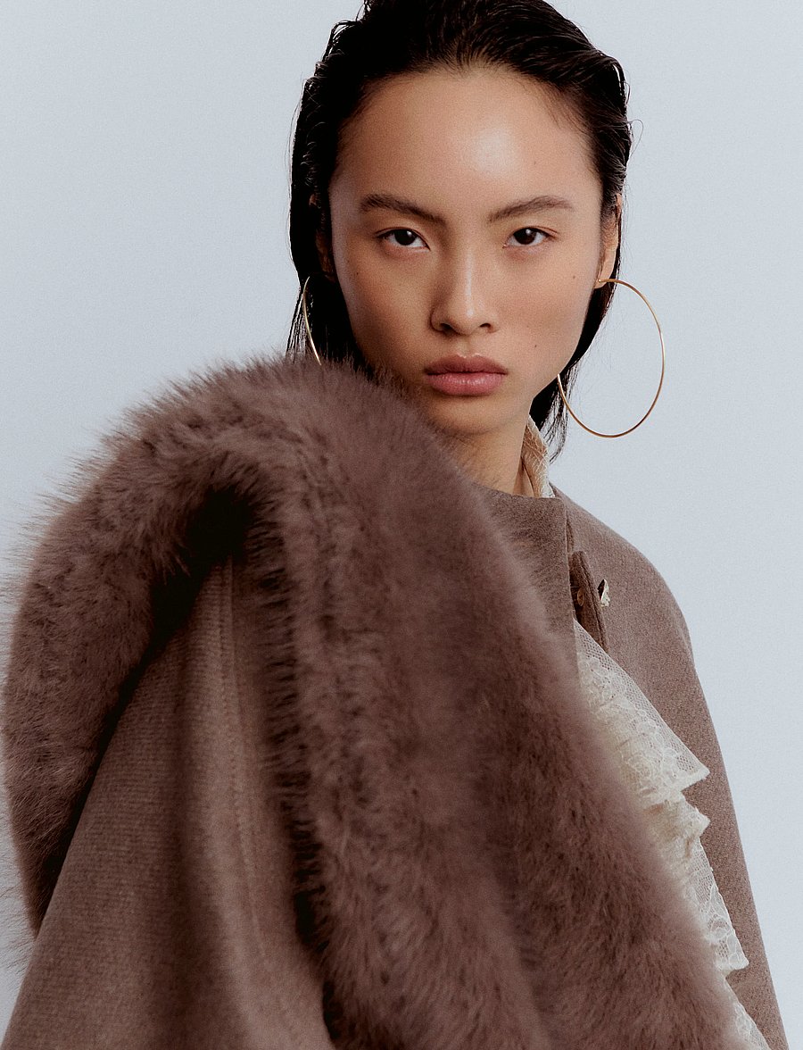 Ida Sjöstedt - LUCKY FUR COLLAR - modetrends - light brown - 0