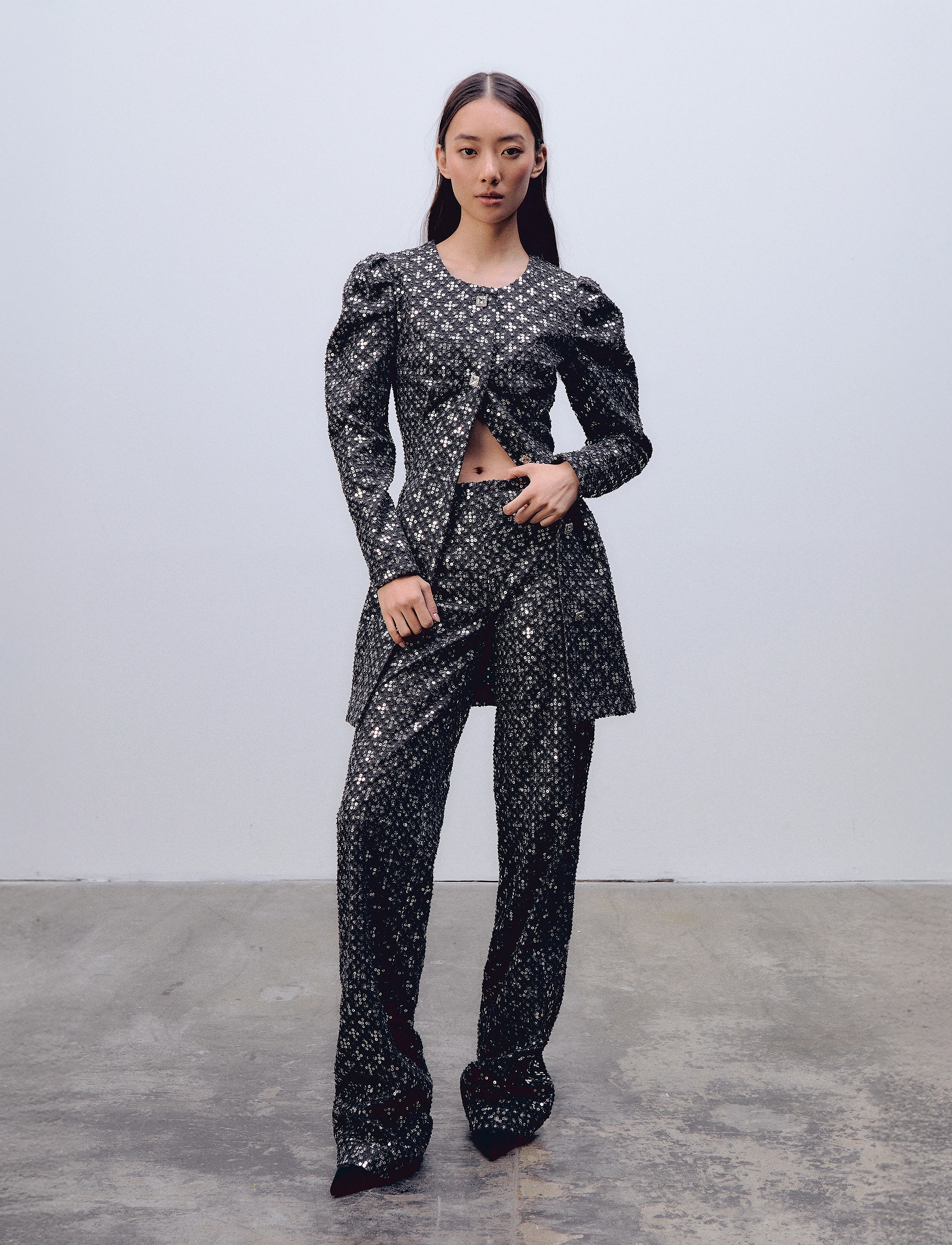 Ida Sjöstedt GABRIELLE DRESS - Festtøj - WASHED BLACK / black