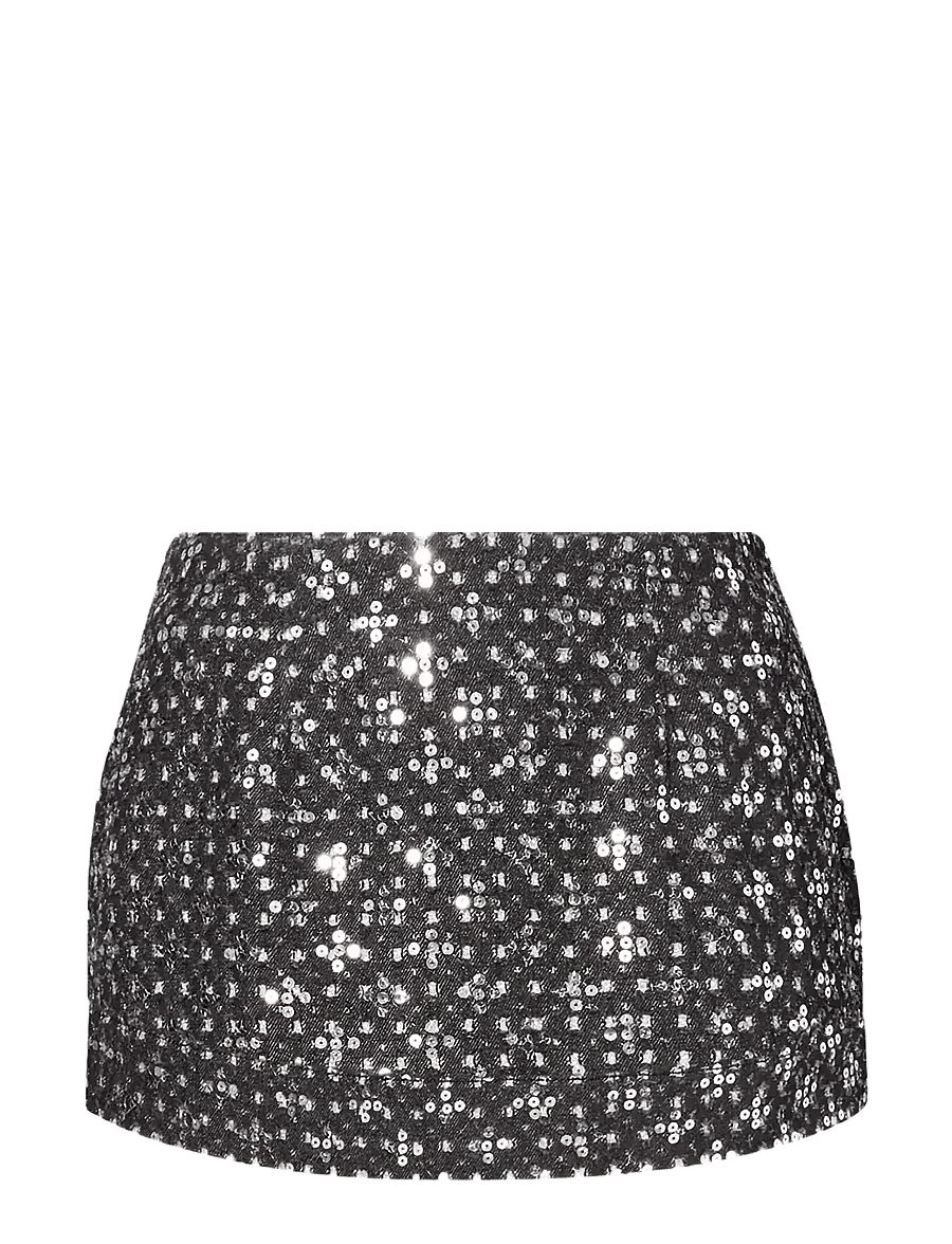Ida Sjöstedt - CAMILLA SKIRT - kurze röcke - washed black - 1