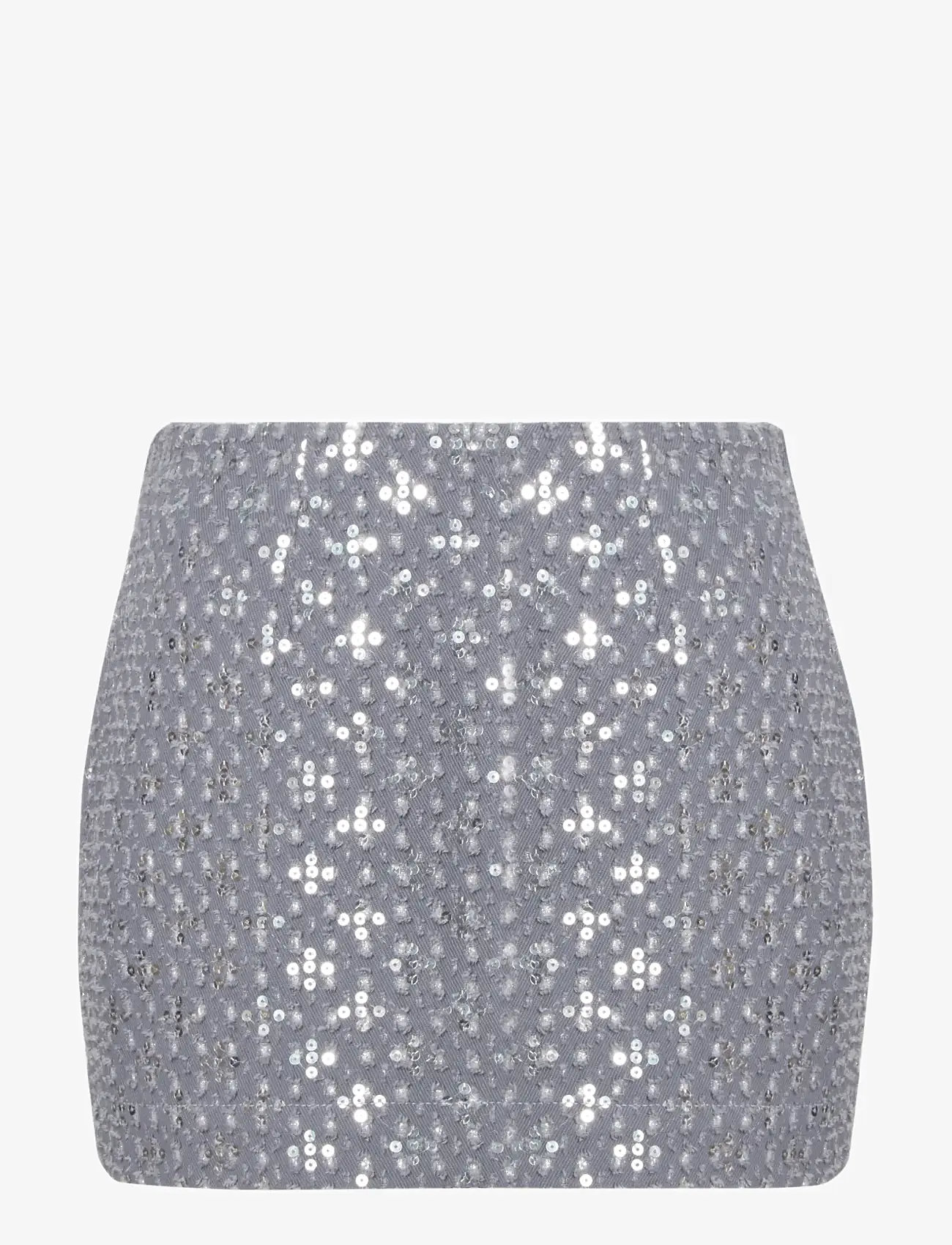 Ida Sjöstedt - CAMILLA SKIRT - paljettkjolar - washed light grey - 1