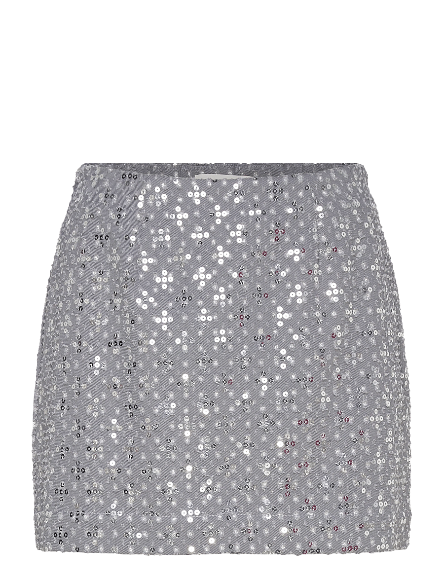 Ida Sjöstedt - CAMILLA SKIRT - kurze röcke - washed light grey - 1