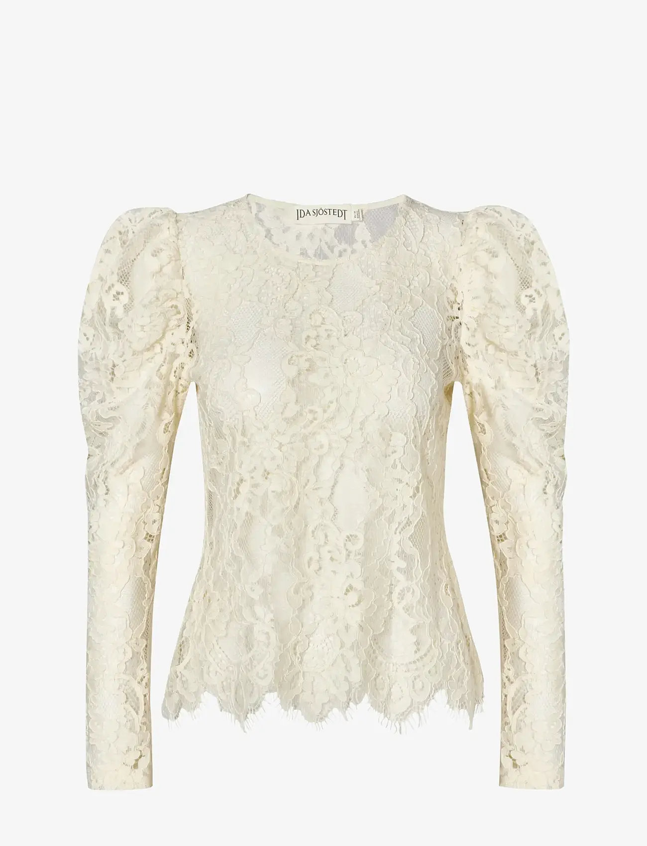 Ida Sjöstedt - MAXINE TOP - langærmede bluser - cream white - 1