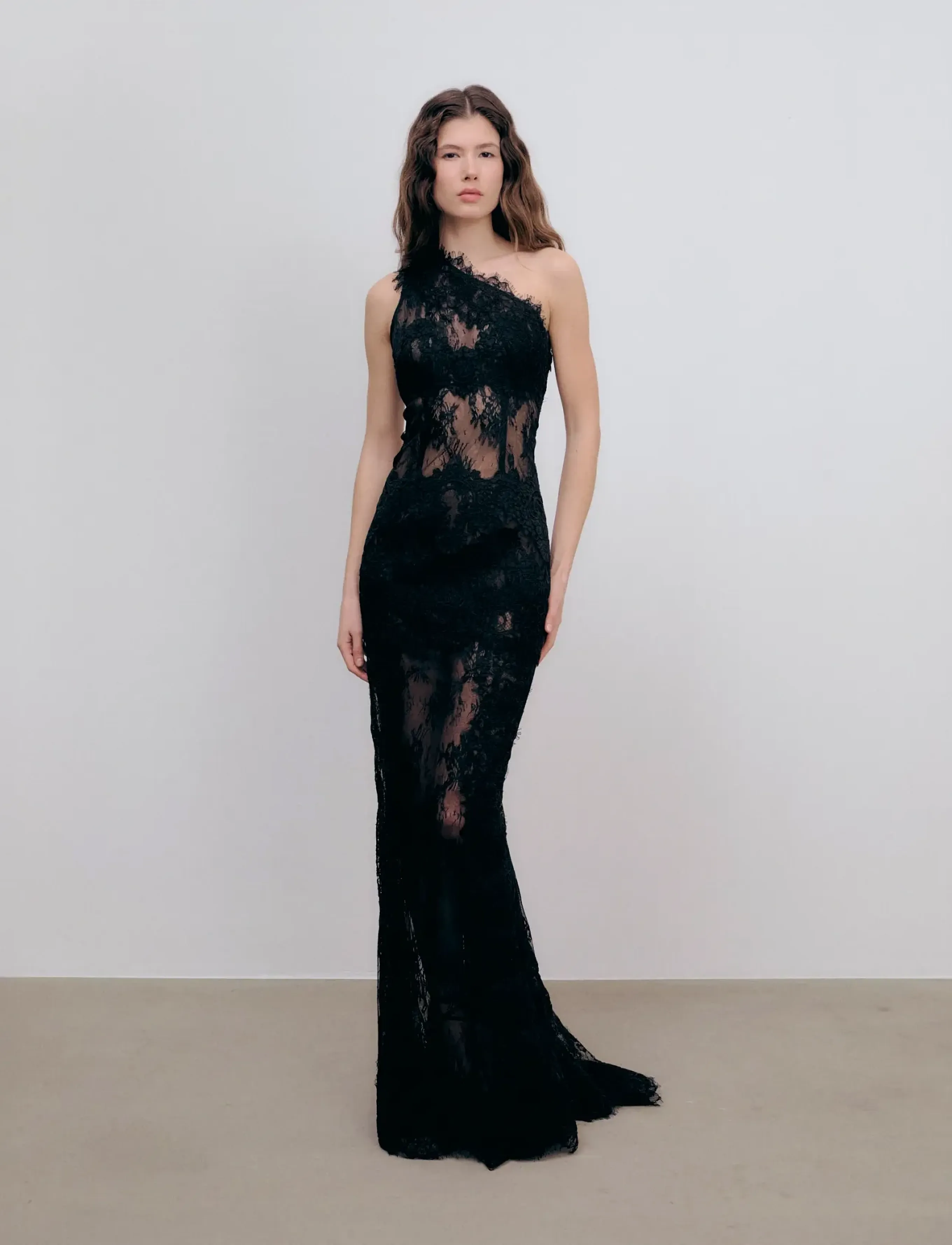Ida Sjöstedt ISTALYSSA GOWN - Spitzenkleider - BLACK / black