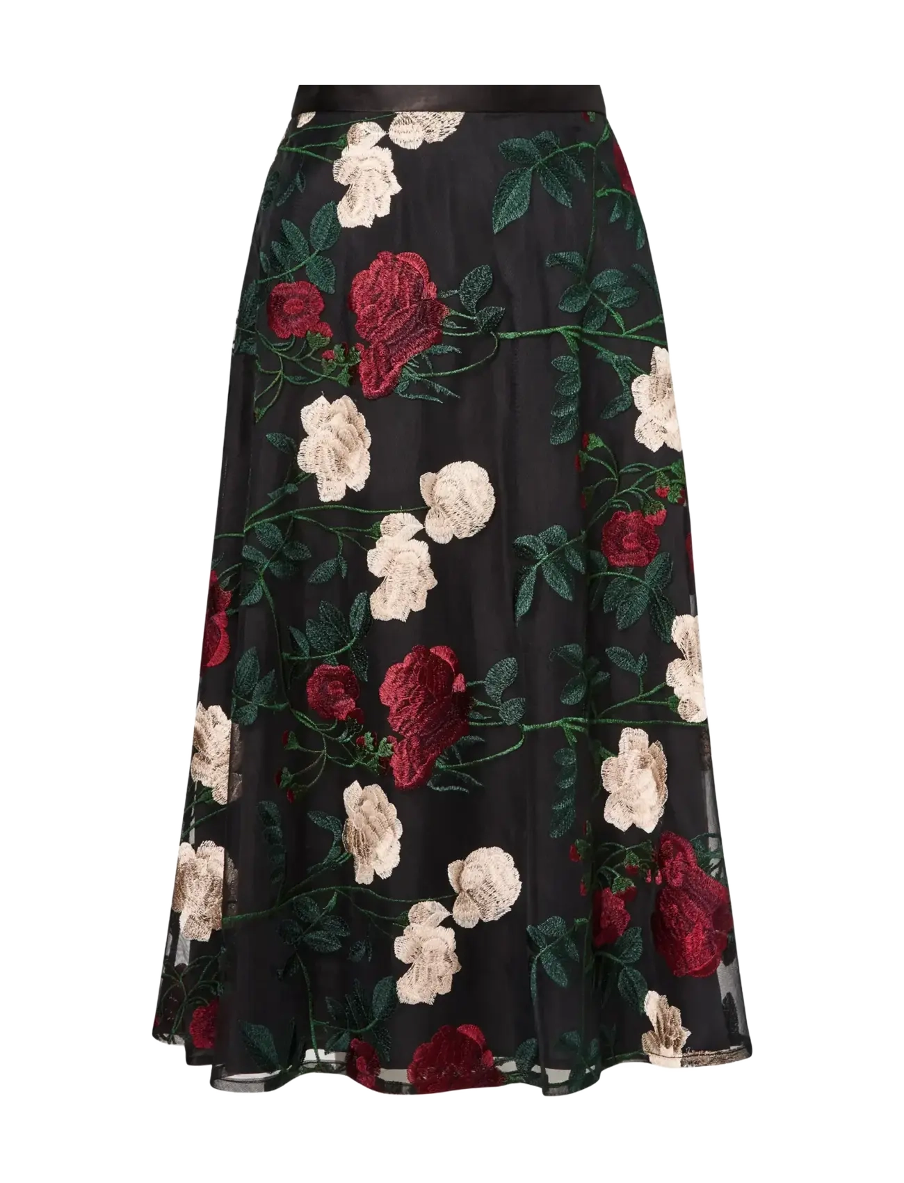 Ida Sjöstedt - RAVEN SKIRT - black floral - 1