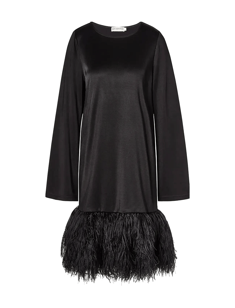 Ida Sjöstedt - COURTNEY DRESS - korta klänningar - black - 1