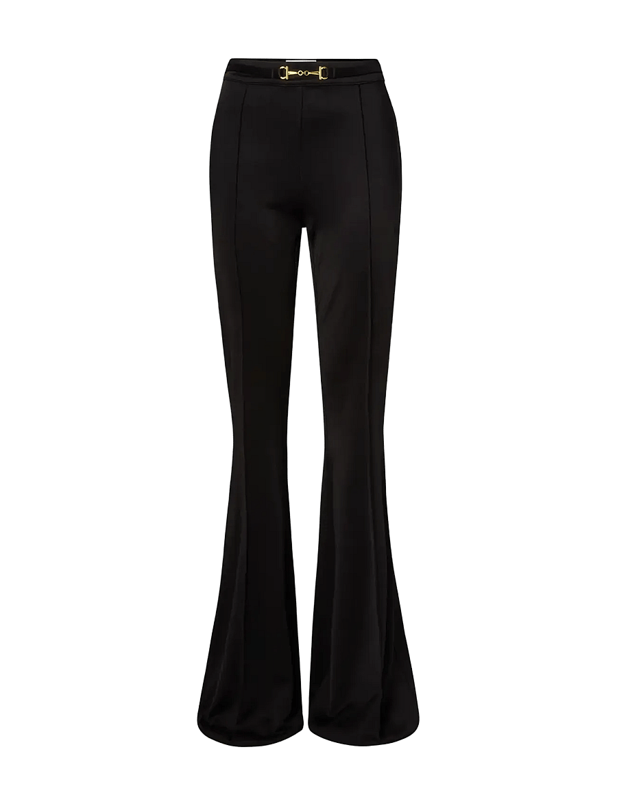 Ida Sjöstedt - EVE TROUSERS - flare bukser - black - 1