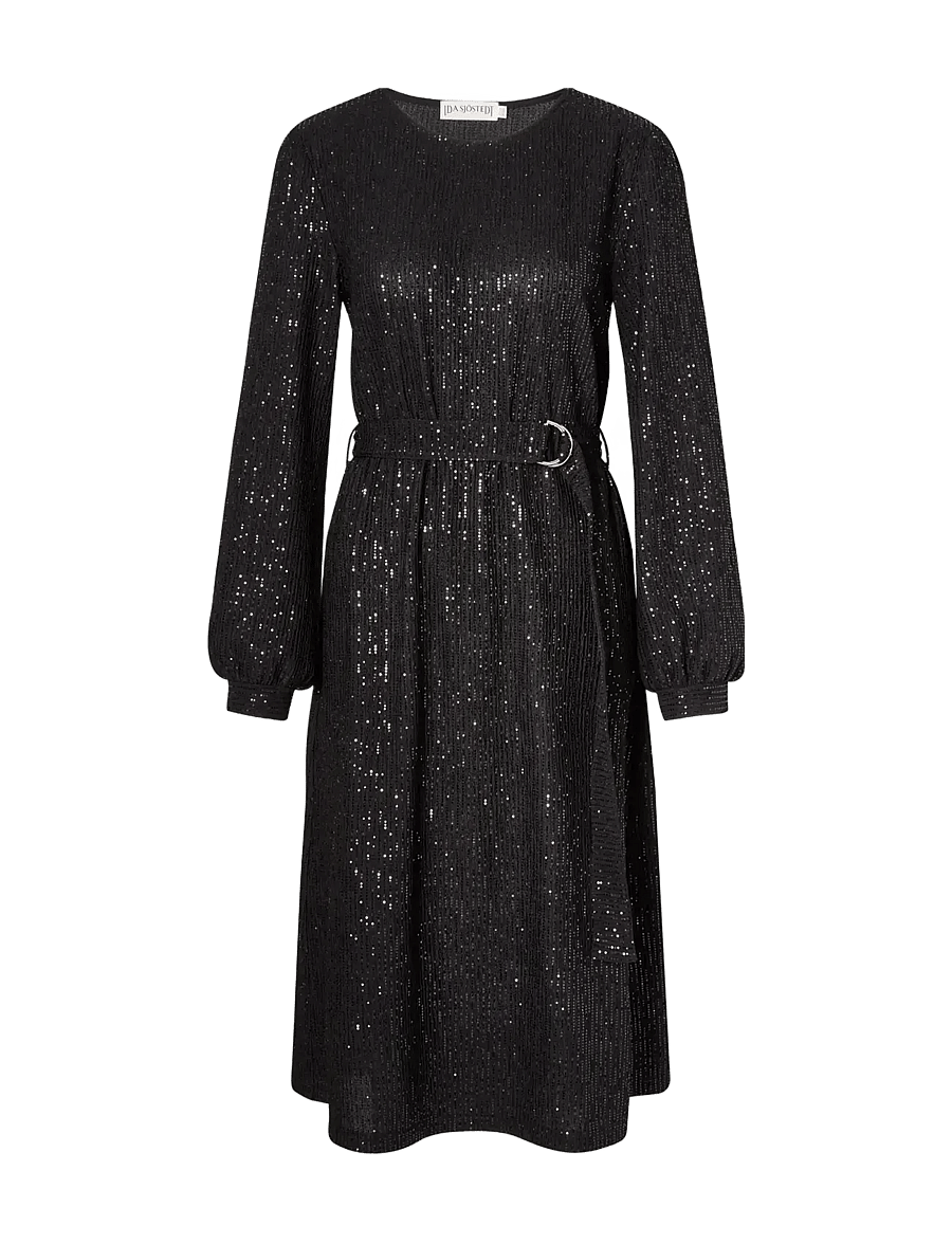 Ida Sjöstedt - GIA DRESS - festkjoler - black shimmer - 1
