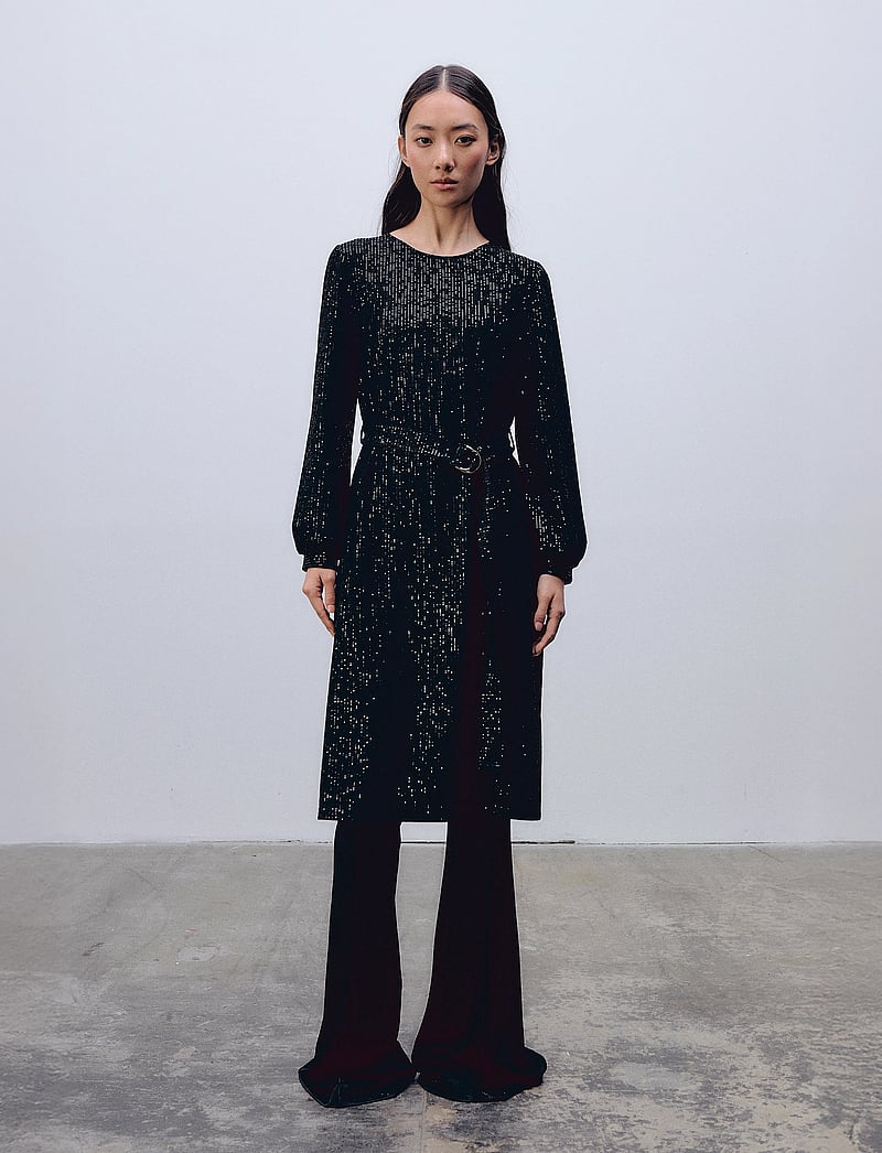 Ida Sjöstedt - GIA DRESS - festkjoler - black shimmer - 0