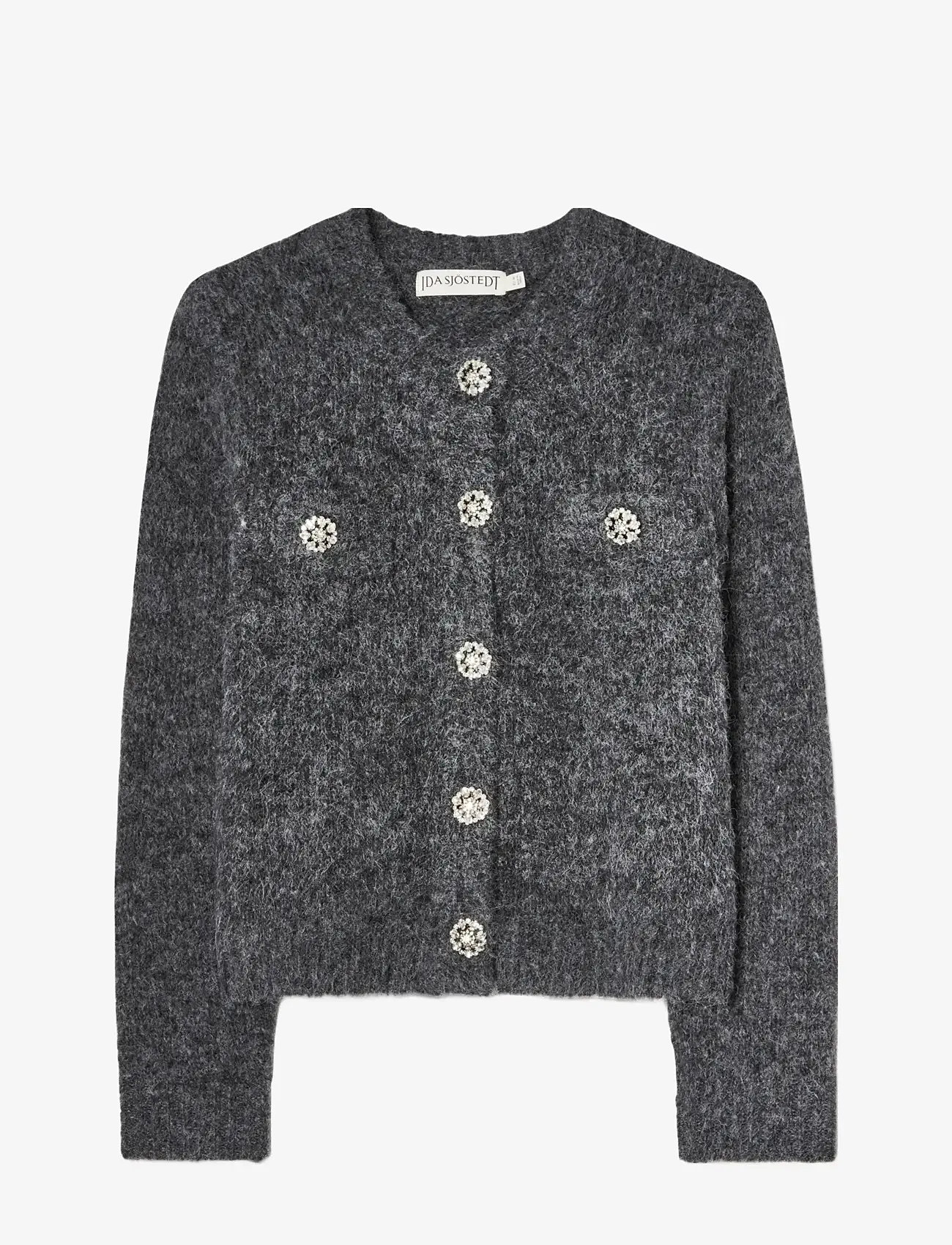 Ida Sjöstedt - JULEE CARDIGAN - herbstliche kleidung - dark grey - 0