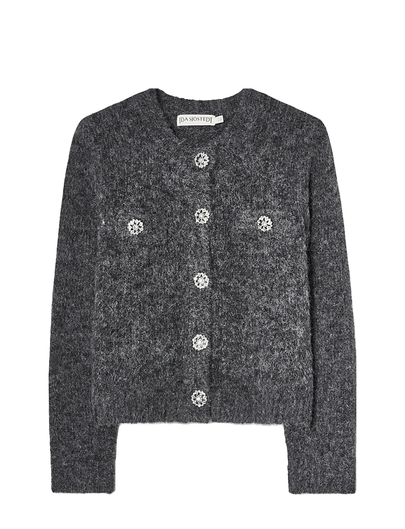 Ida Sjöstedt - JULEE CARDIGAN - kardiganid - dark grey - 1