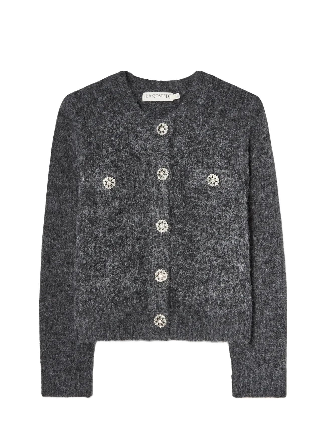 Ida Sjöstedt JULEE CARDIGAN - Tøj - DARK GREY / grey