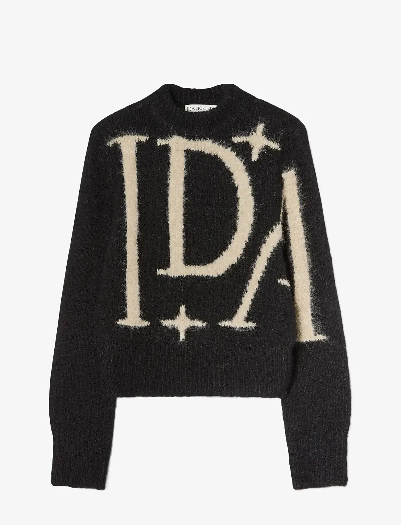 Ida Sjöstedt - LOGO JUMPER - striktrøjer - black - 1