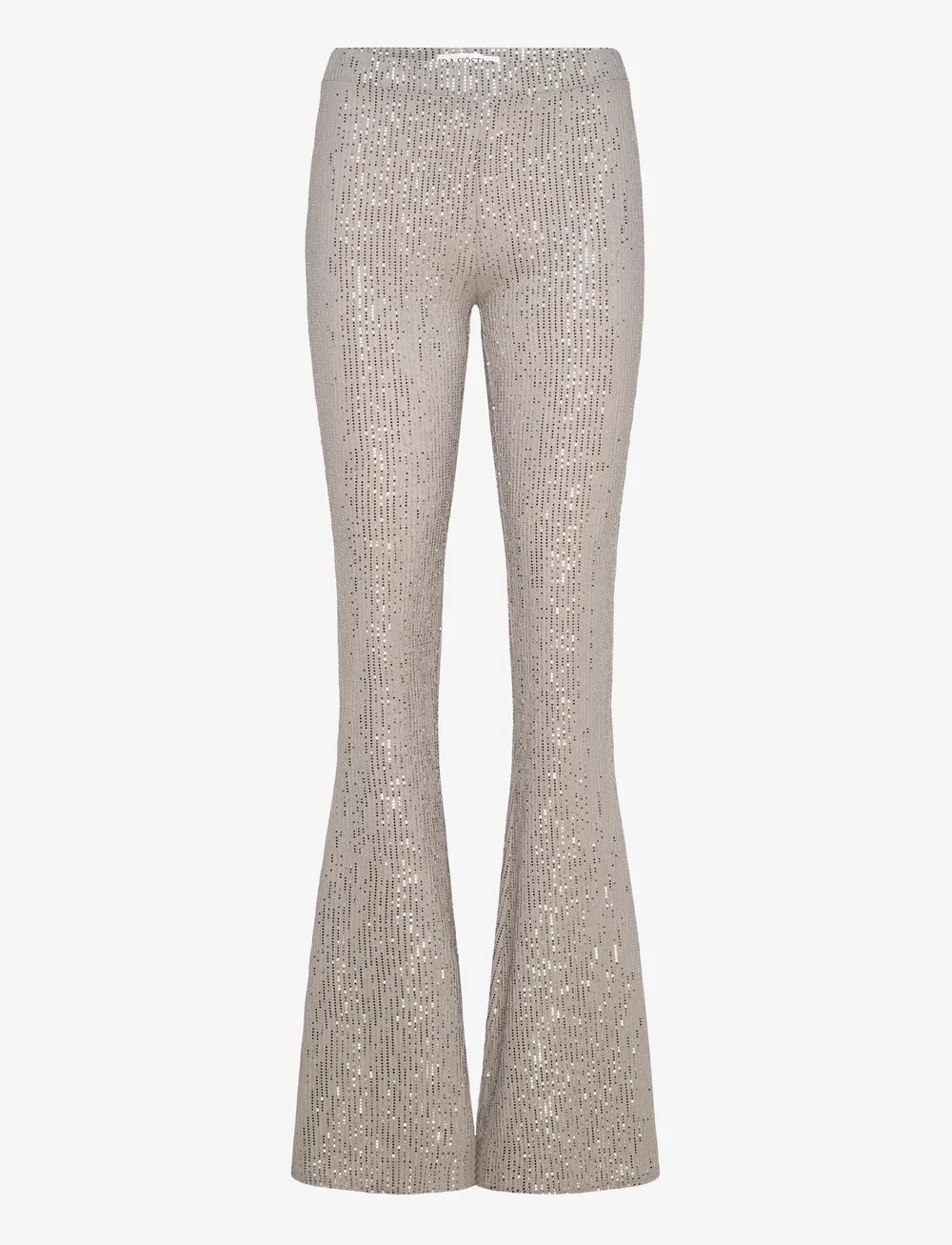 Ida Sjöstedt - STAR TROUSERS - flares - greige silver - 1