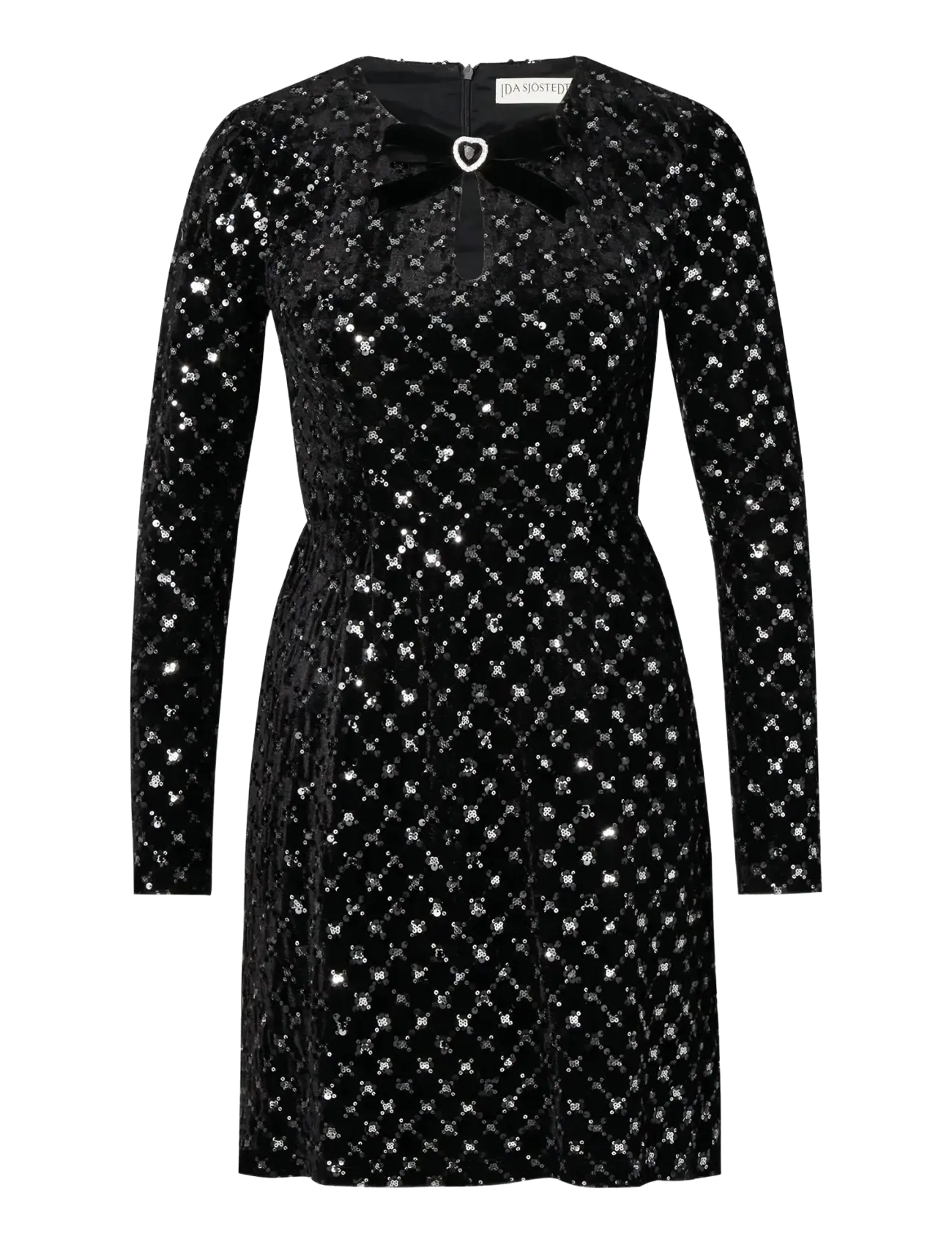 Ida Sjöstedt SADIE DRESS - Sequin Dresses - BLACK GLIMMER / black