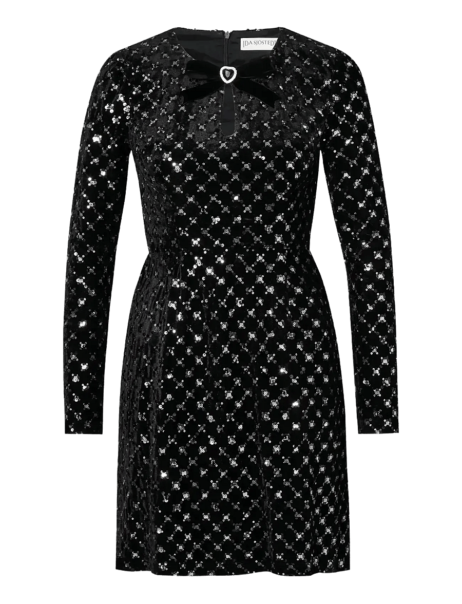 Ida Sjöstedt - SADIE DRESS - cocktailkleider - black glimmer - 1