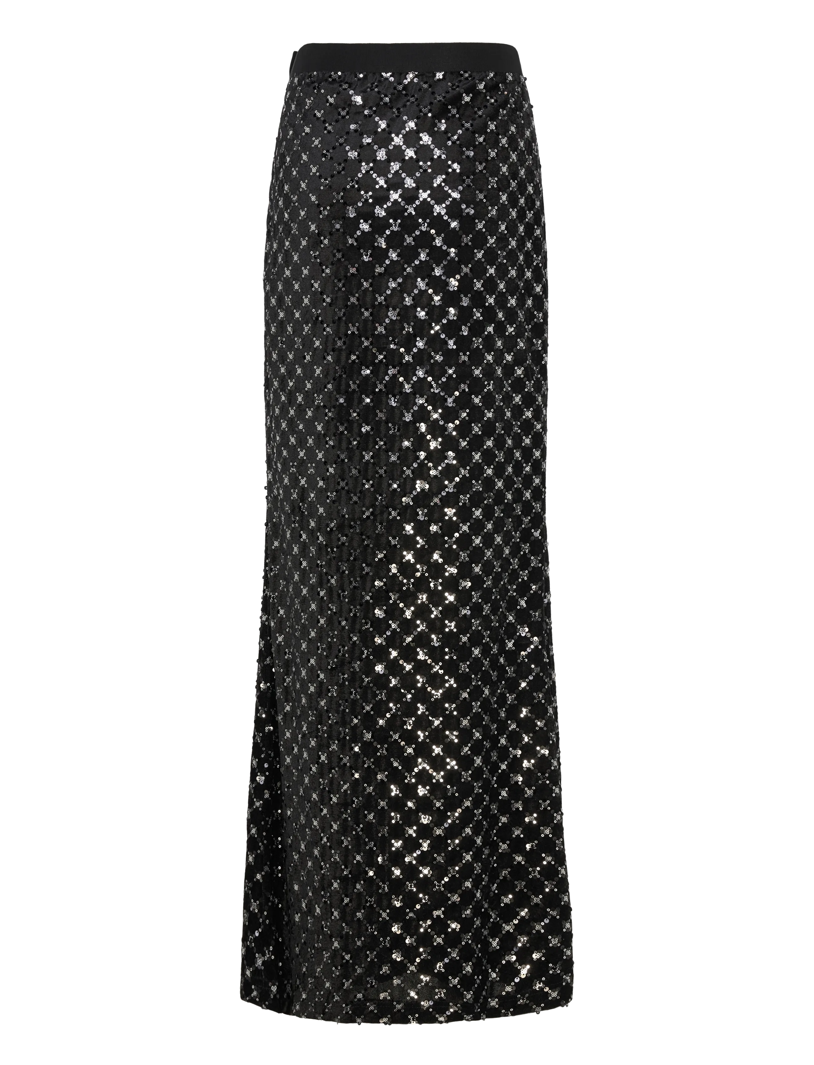 Ida Sjöstedt - ISTXENIA SKIRT - pailletten-röcke - black glimmer - 2