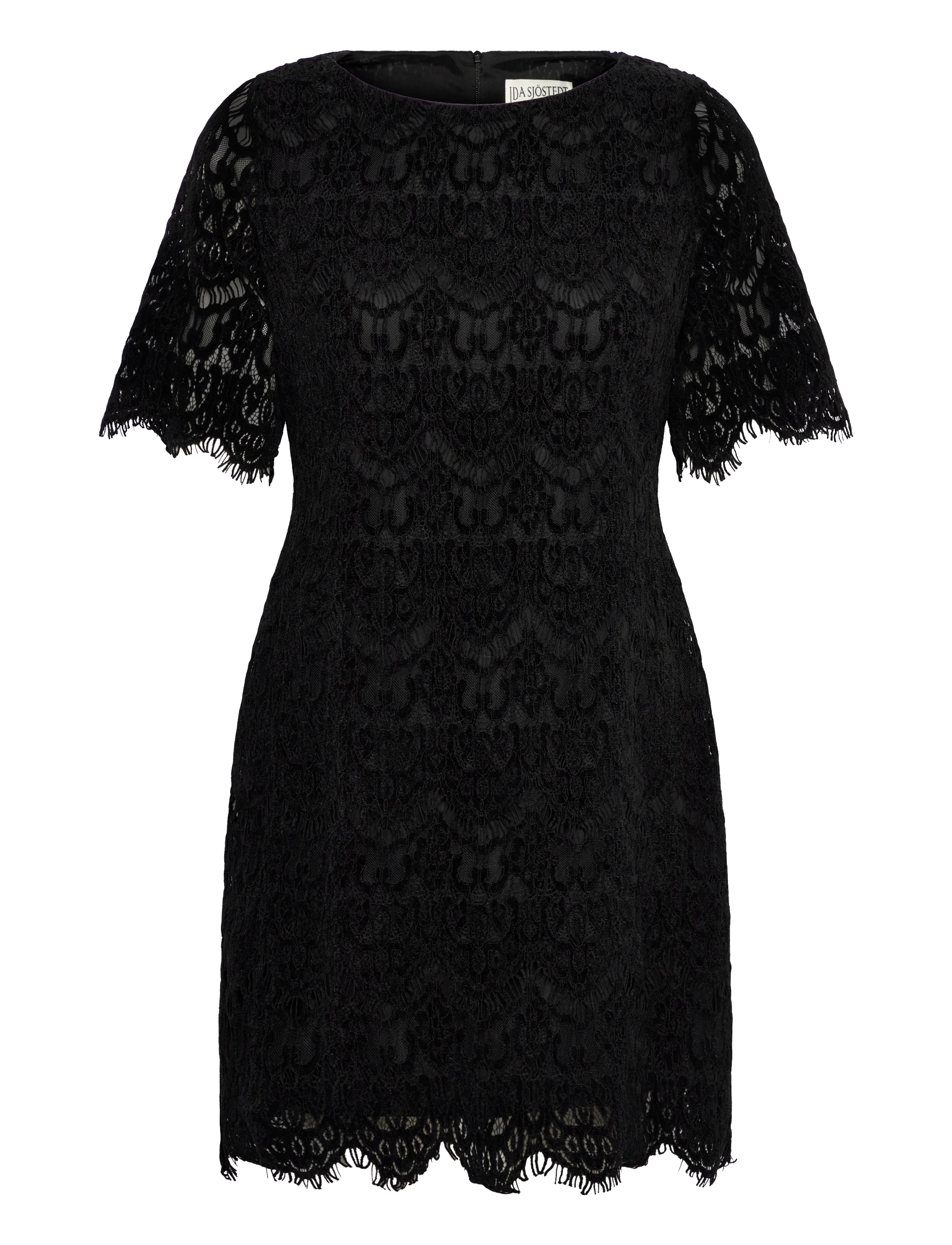 Ida Sjöstedt ISTCARLYLE DRESS - Spitzenkleider - BLACK / black