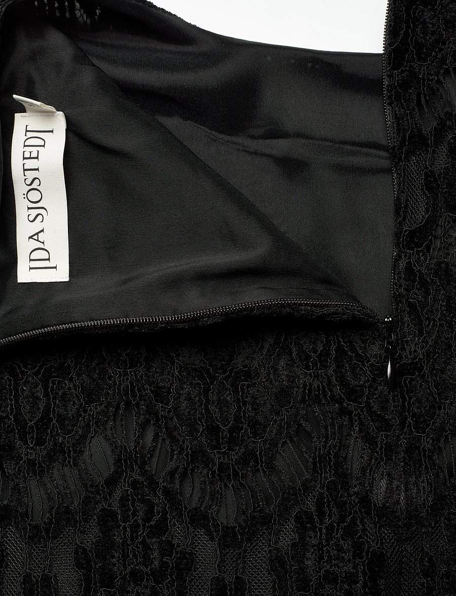 Ida Sjöstedt - ISTCARLYLE DRESS - kokteilkjólar - black - 4