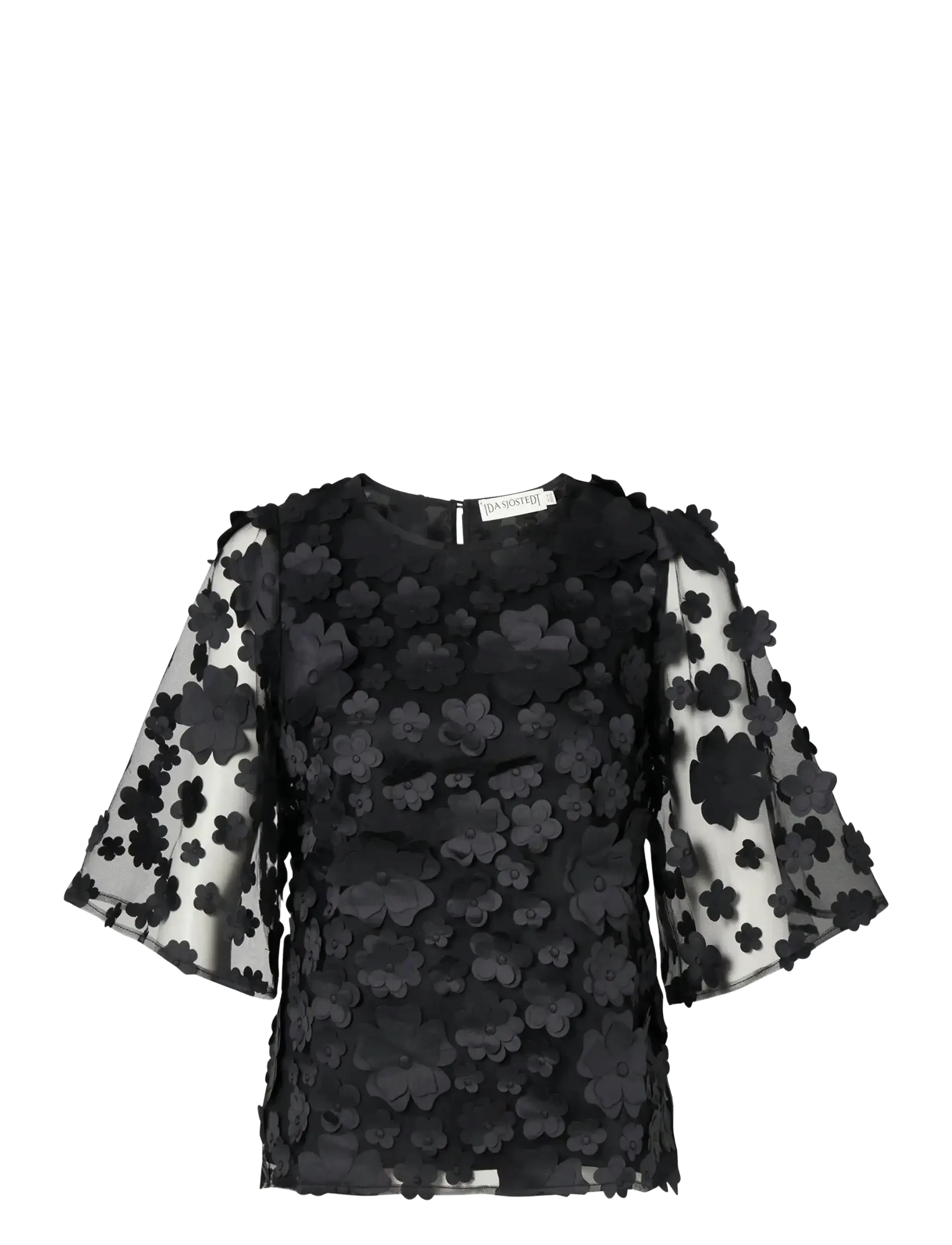 Ida Sjöstedt MARION TOP - Bluser - BLACK / black