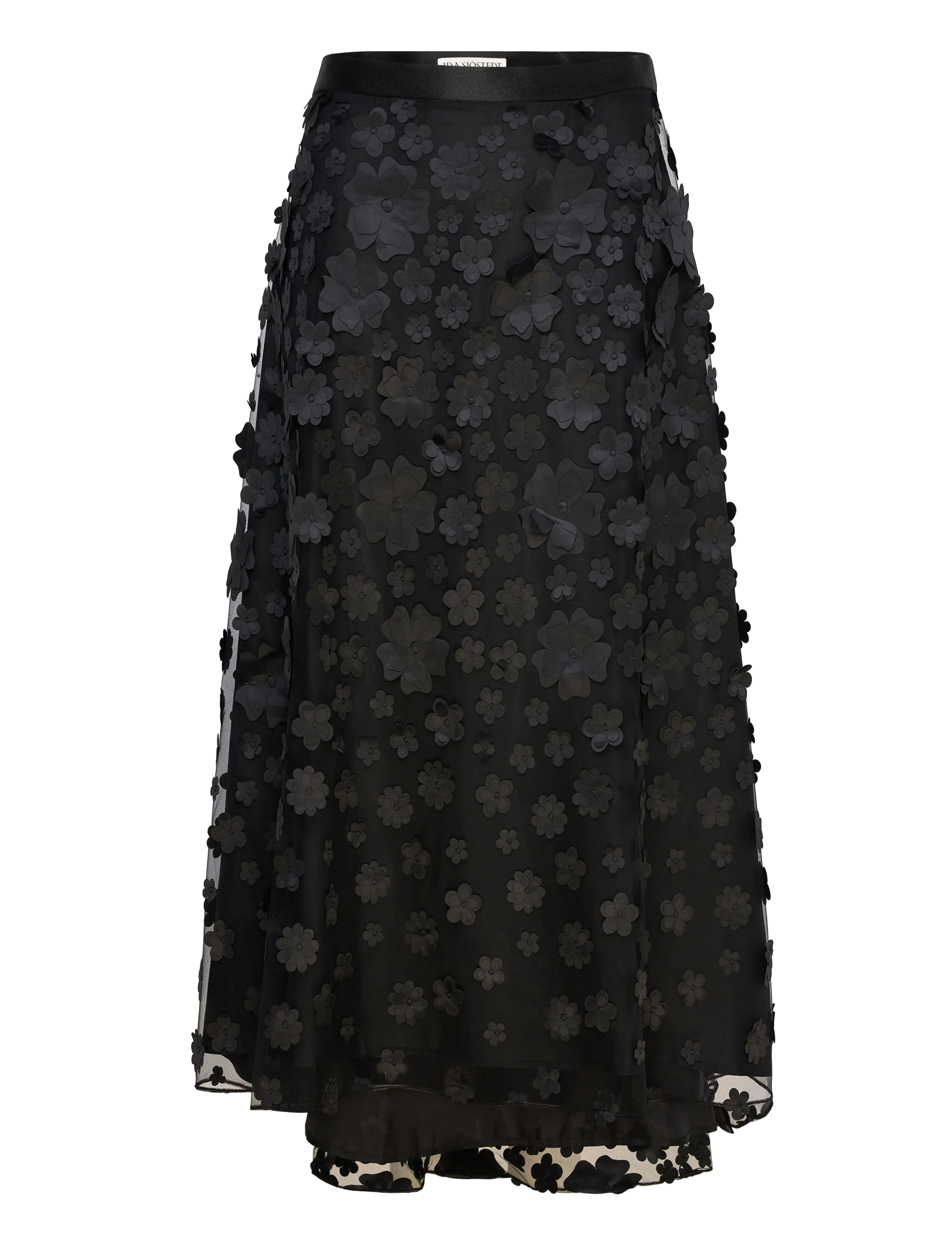 Ida Sjöstedt - CARRIE SKIRT - maxi nederdele - black - 1