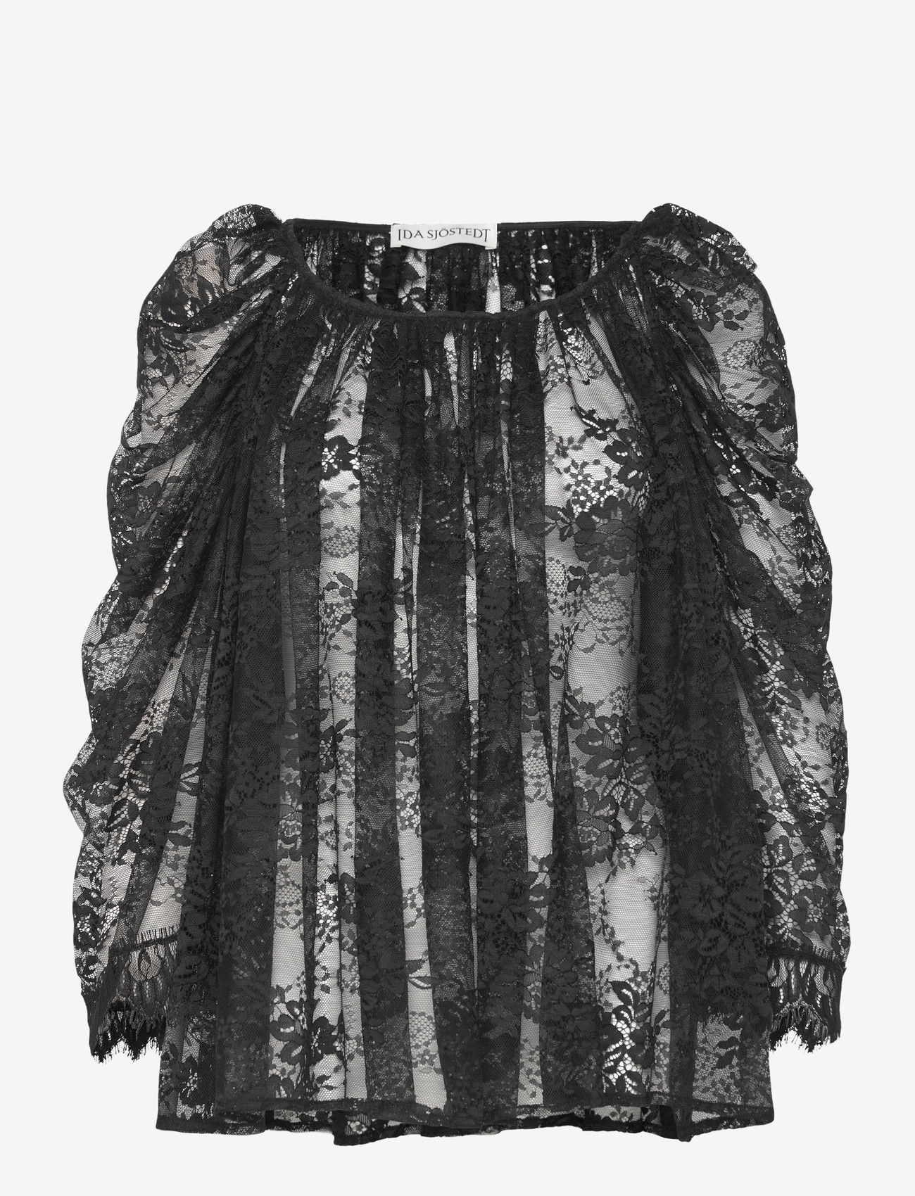 Ida Sjöstedt - ISTGRACE TOP - long sleeved blouses - black - 1