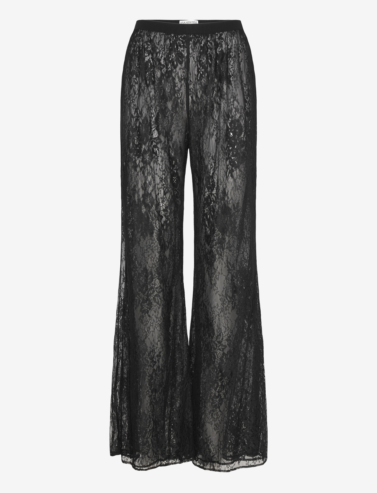 Ida Sjöstedt - ISTVICTORIA TROUSERS - bukser med brede ben - black - 1