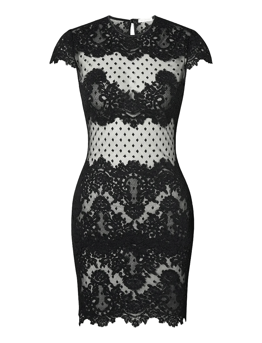 Ida Sjöstedt - MEENA DRESS - cocktailjurken - black - 1