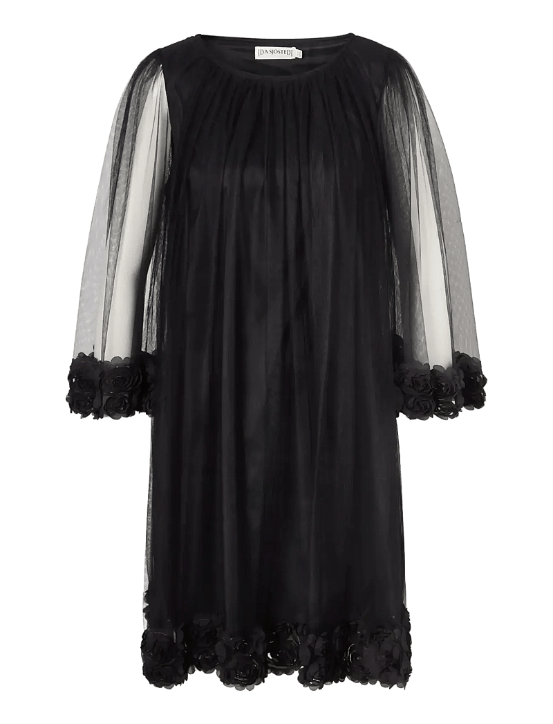 Ida Sjöstedt - RIVER ROSE DRESS - peokleidid - black - 1