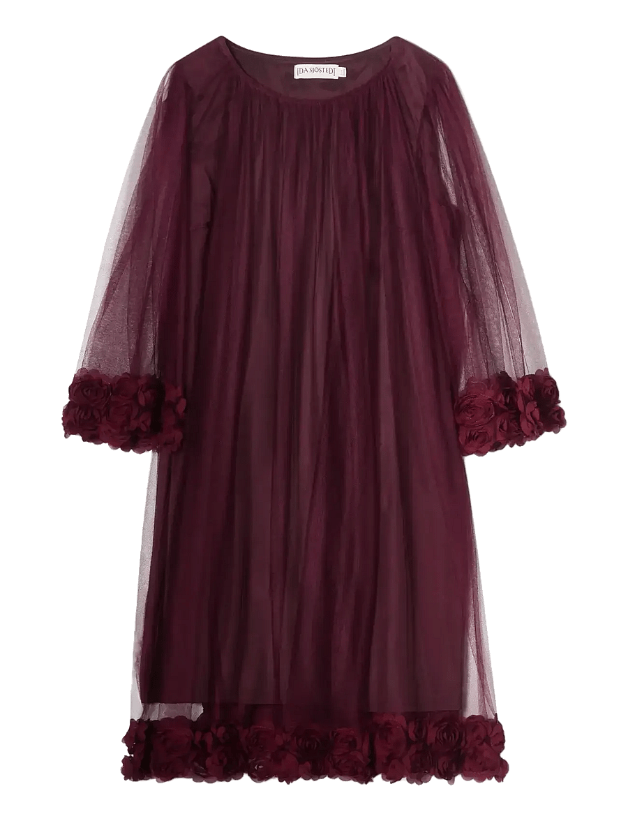 Ida Sjöstedt - RIVER ROSE DRESS - partykleider - burgundy - 1